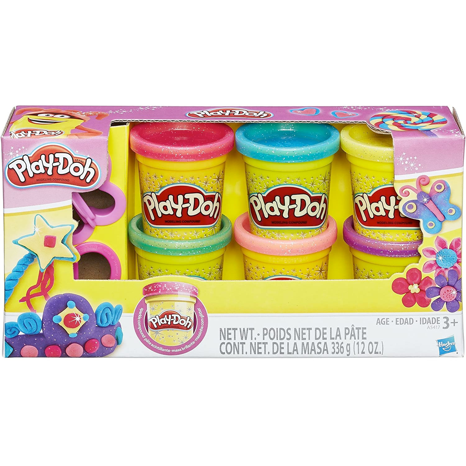 Amazon:Play-Doh Sparkle Compound Collection (6 pcs)只賣$6.79