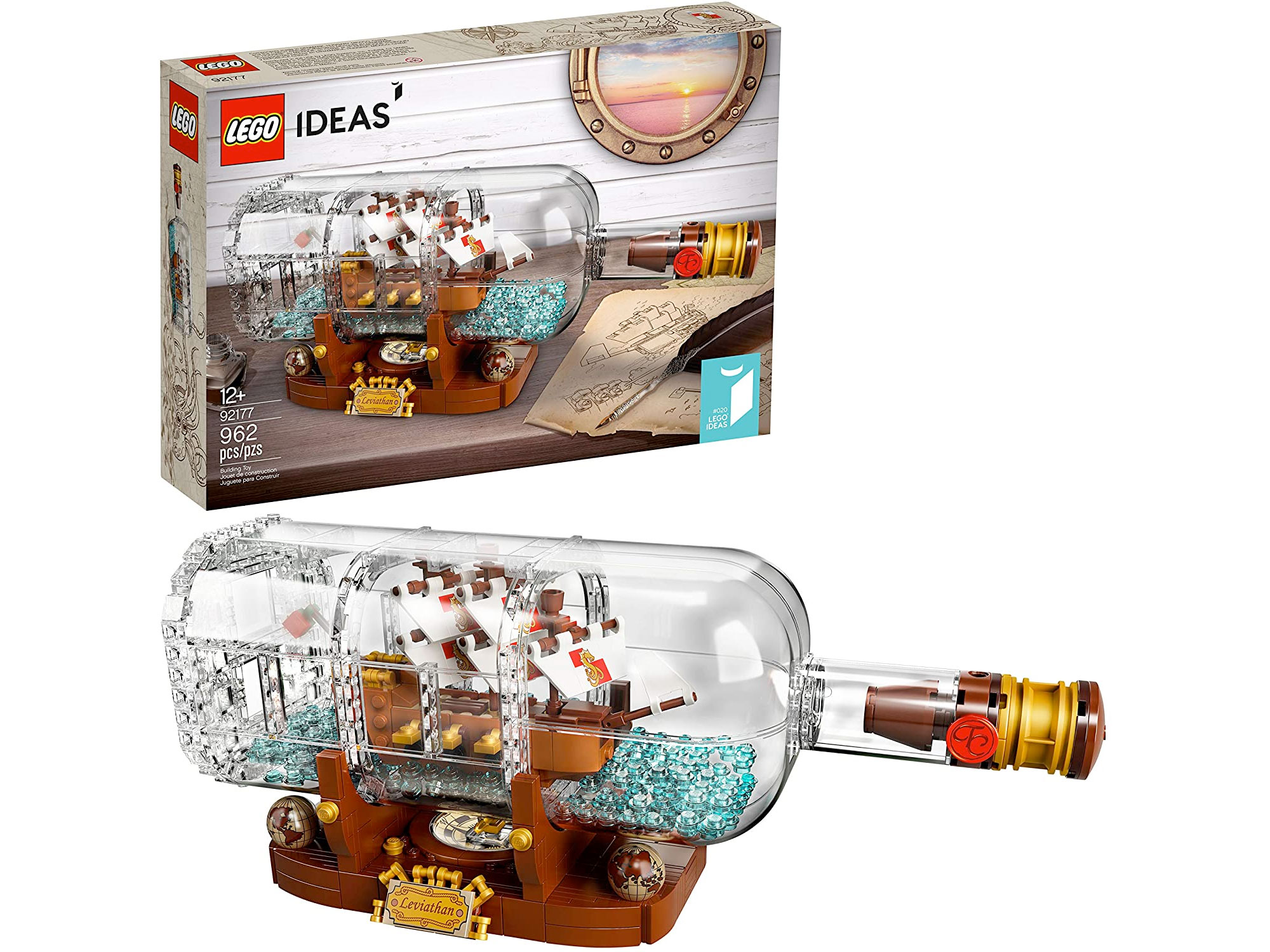 Amazon：LEGO Ideas Ship in a Bottle 21313 (962 pcs)只賣$62.99