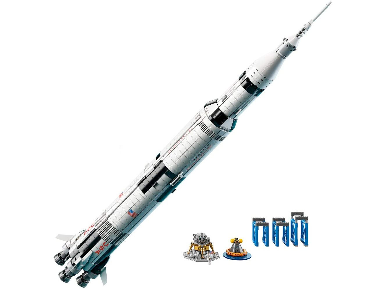 Amazon:LEGO Ideas NASA Apollo Saturn V 92176 (1969 pcs)只賣$127.49