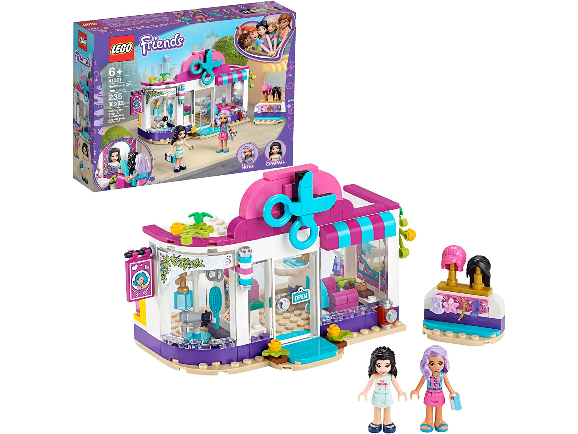 Amazon:LEGO Friends Heartlake City Hair Salon 41391 (235 pcs)只賣$19.97