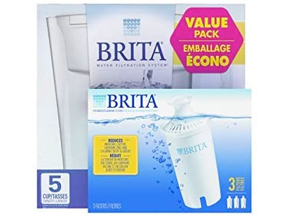 Amazon:Brita VALUE PACK Pitcher + 3 Standard Filters只賣$17