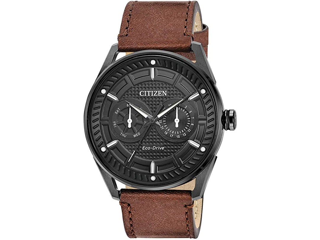 Amazon：Citizen Men’s Eco-Drive男装皮带手表只卖$135.10