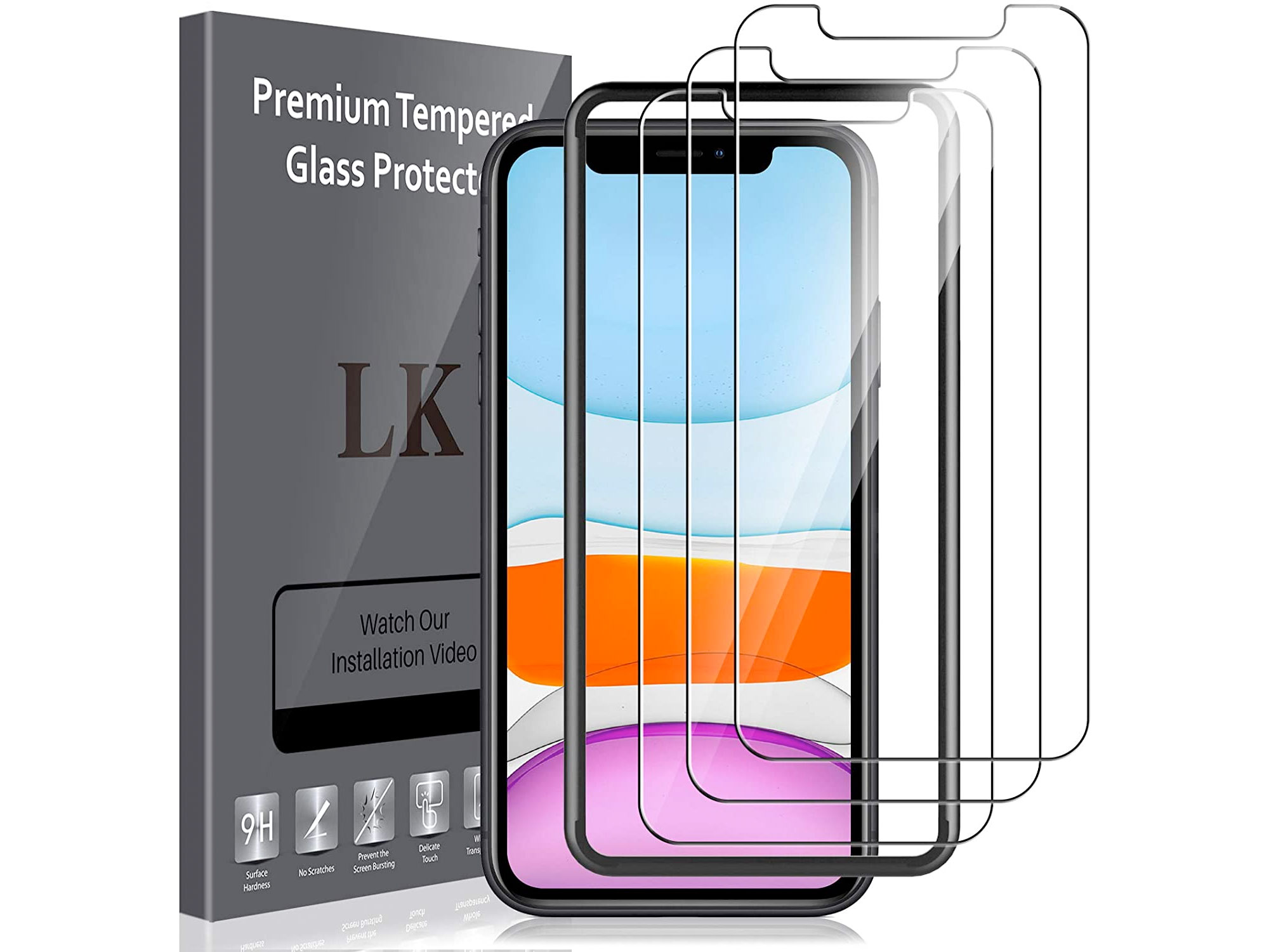 Amazon：iPhone 11/XR Tempered Glass (3 Packs)只卖$7.73