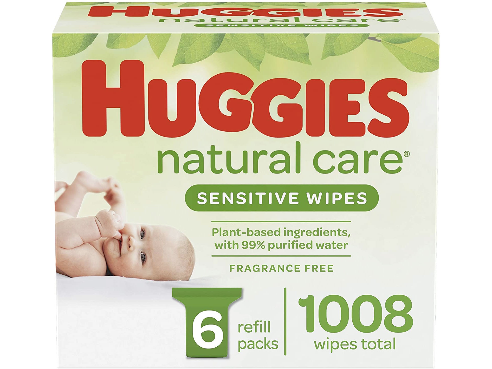 Amazon：Huggies Natural Care Sensitive Baby Wipes (1008 count)只賣$18.97