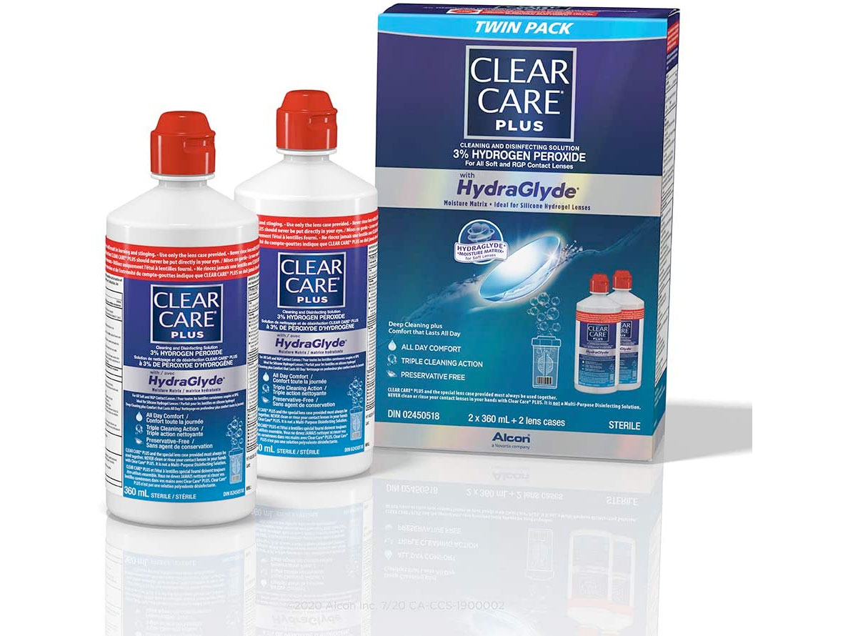 Amazon：Clear Care Plus Twin Pack (2 x 360ml)只賣$14.49