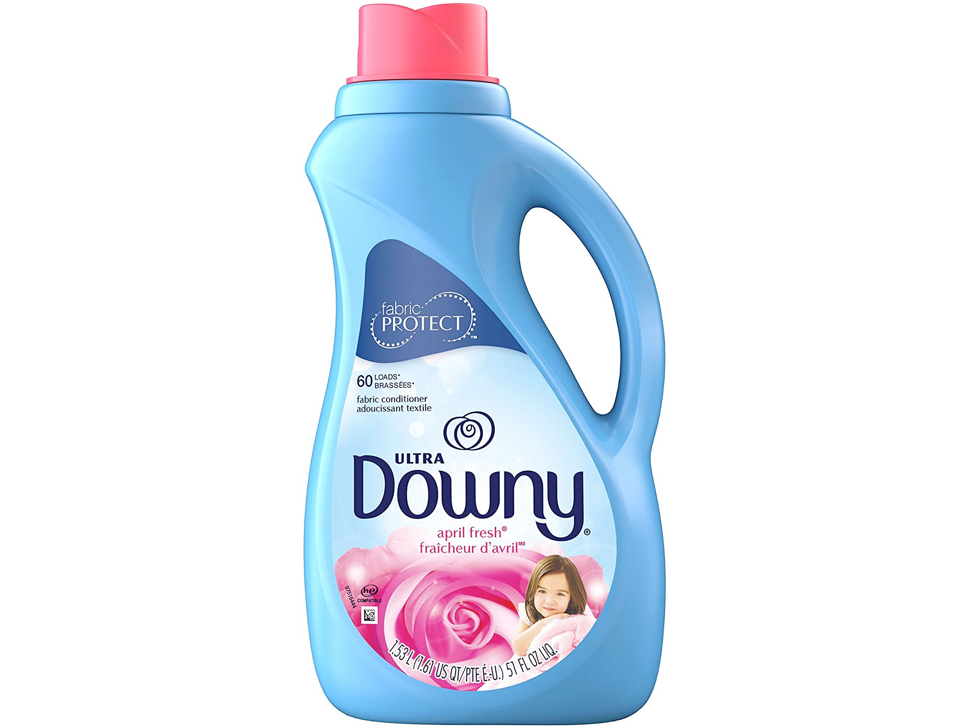 Amazon：Downy Ultra Fabric Softener Liquid (1.53L, 60 Loads)只卖$3.99
