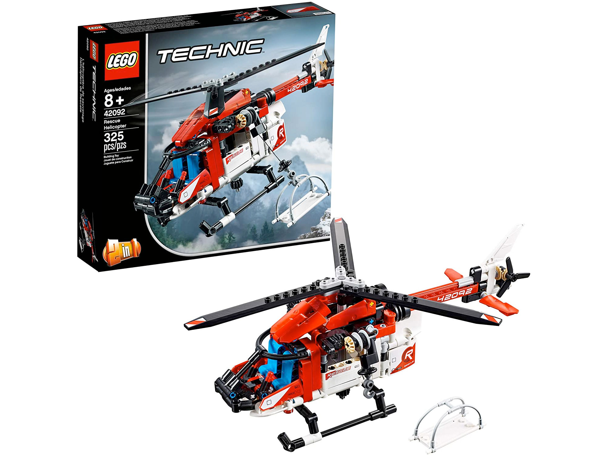 Amazon：LEGO Technic Rescue Helicopter 42092 (325 pcs)只賣$39.97