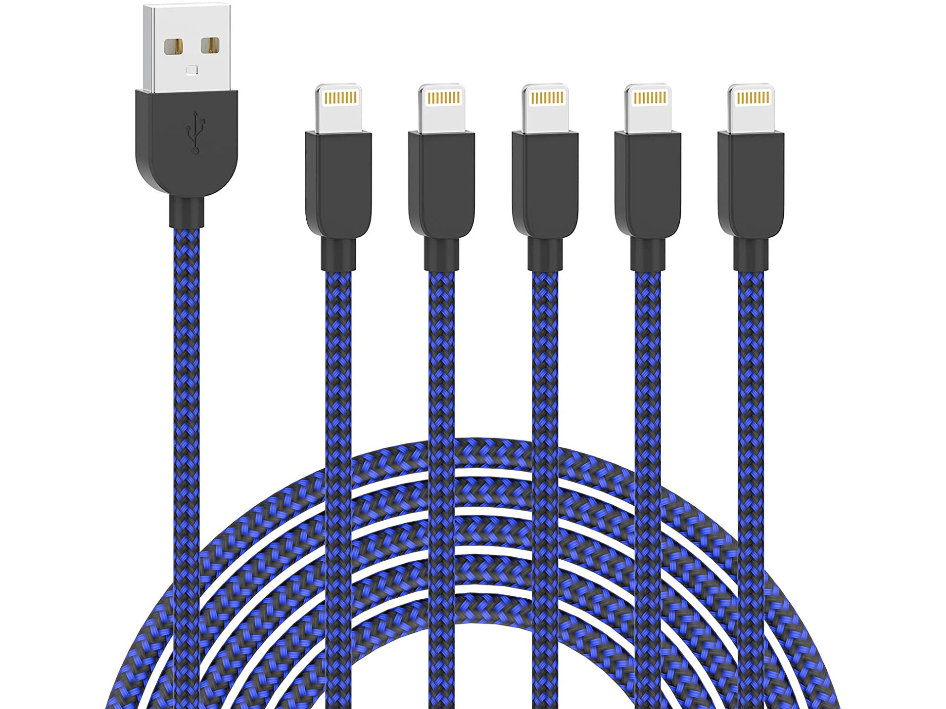 Amazon：iPhone Lightning Cable (5 Packs)只賣$9.99