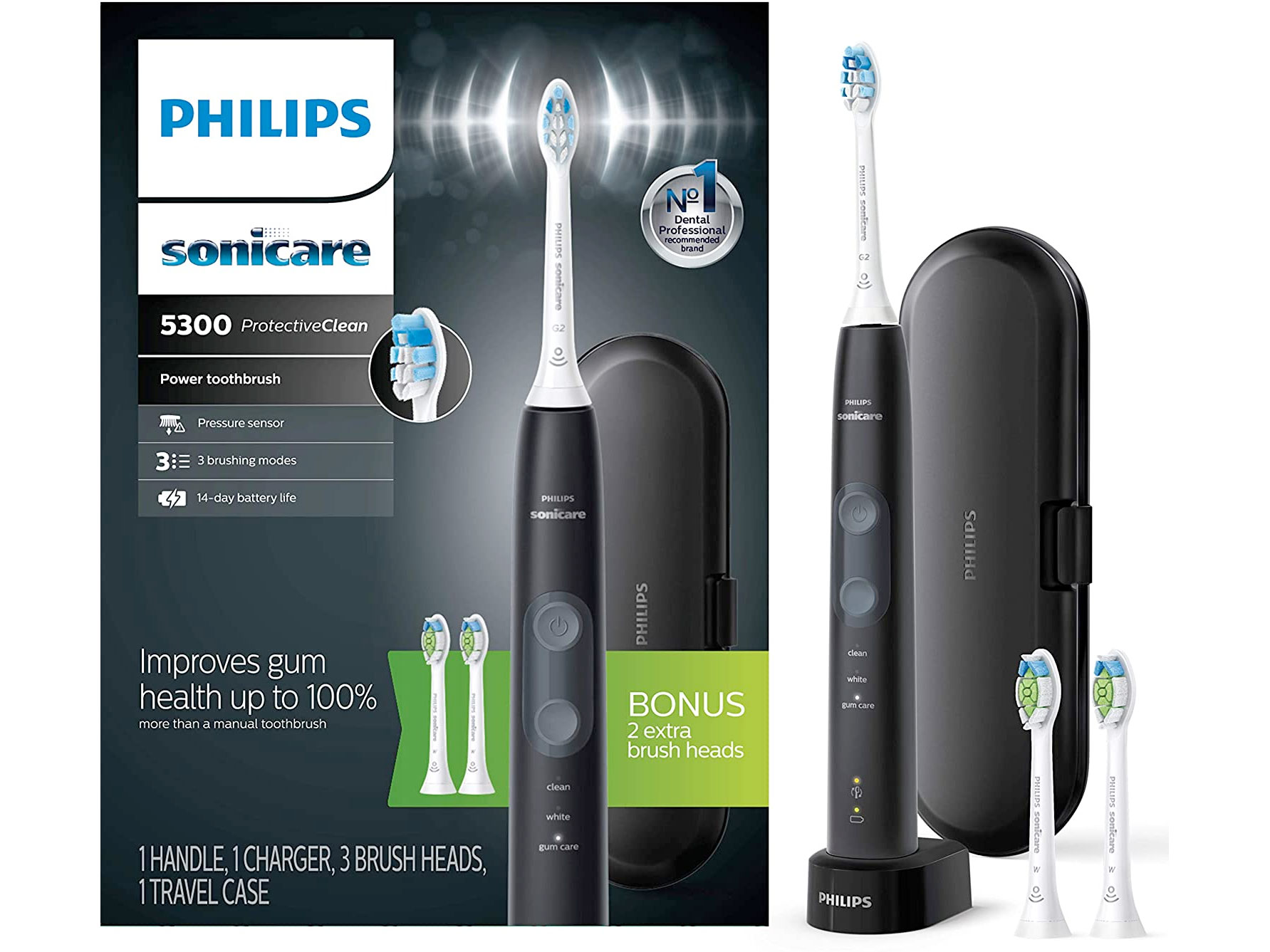 Amazon：Philips Sonicare ProtectiveClean 5300電動牙刷只賣$89.95