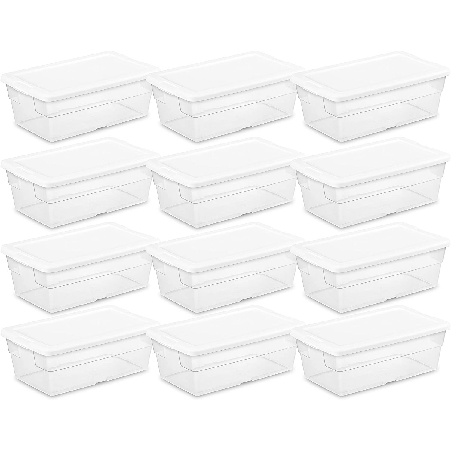 Amazon：Sterilite 6-Quart Storage Box(12 Pack)只賣$15.94