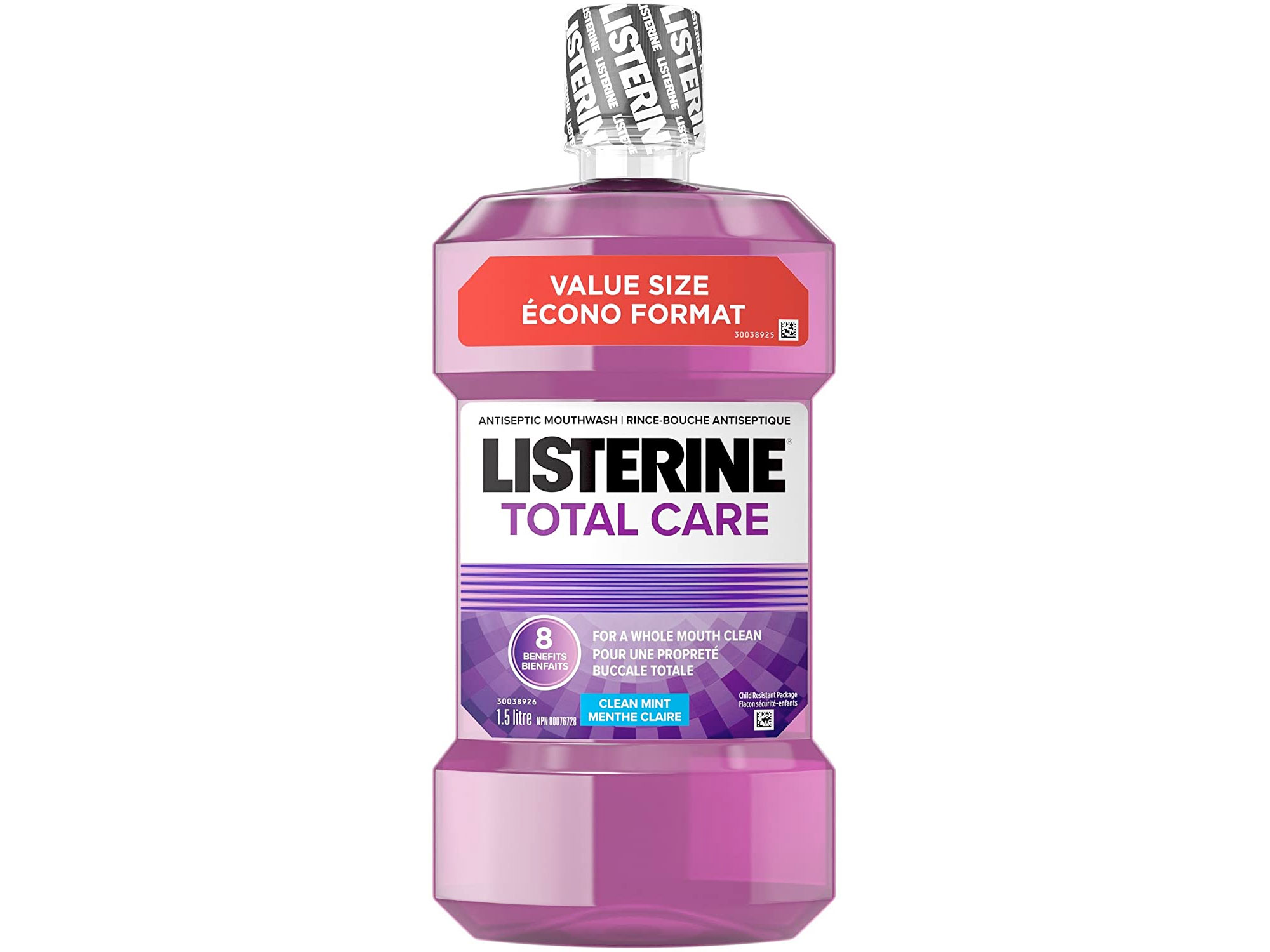 Amazon：Listerine Total Care Antiseptic Mouthwash (1.5L)只卖$7.49