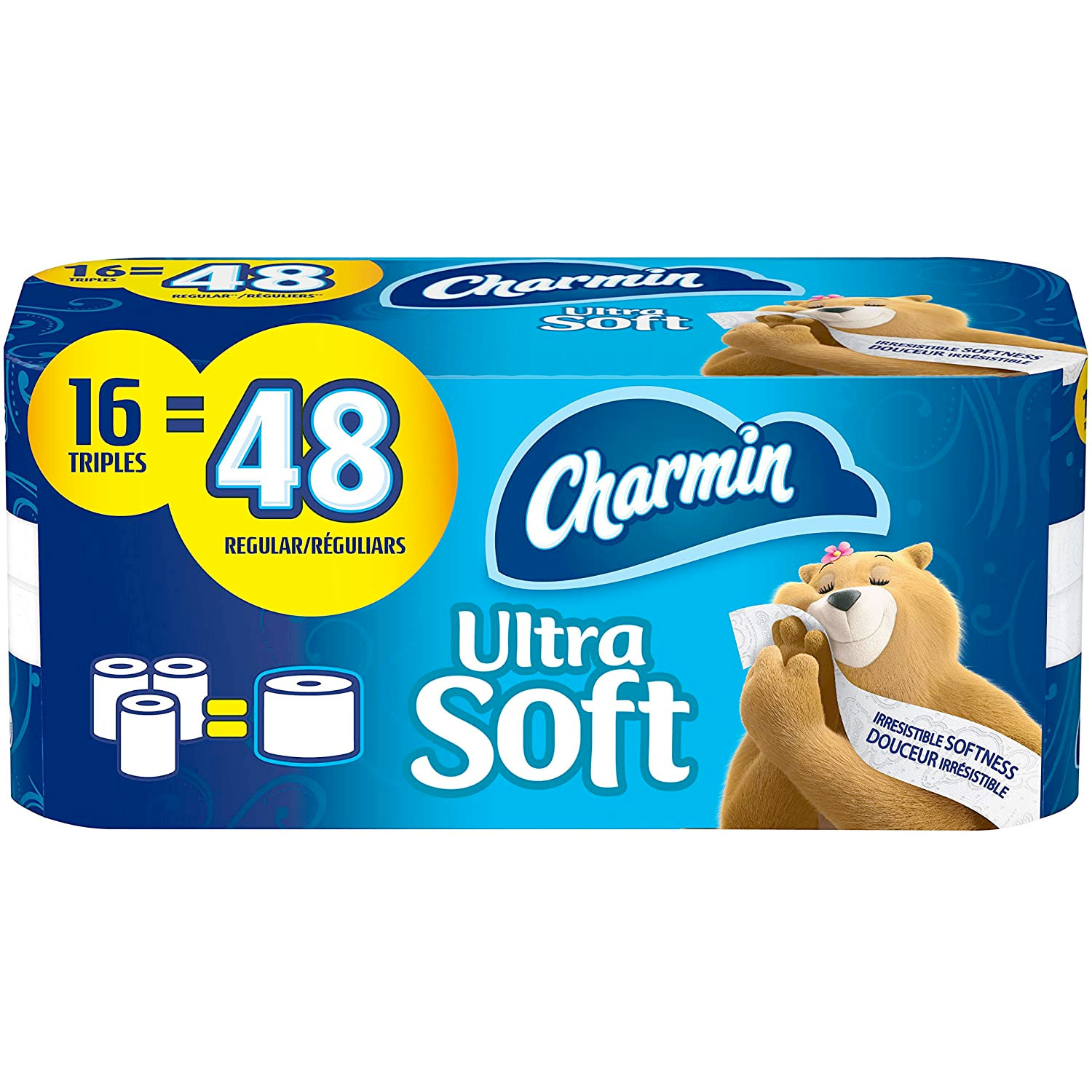 Amazon：Charmin Ultra Soft Toilet Paper 16 Triple Rolls (48 Regular Rolls)只賣$10.97