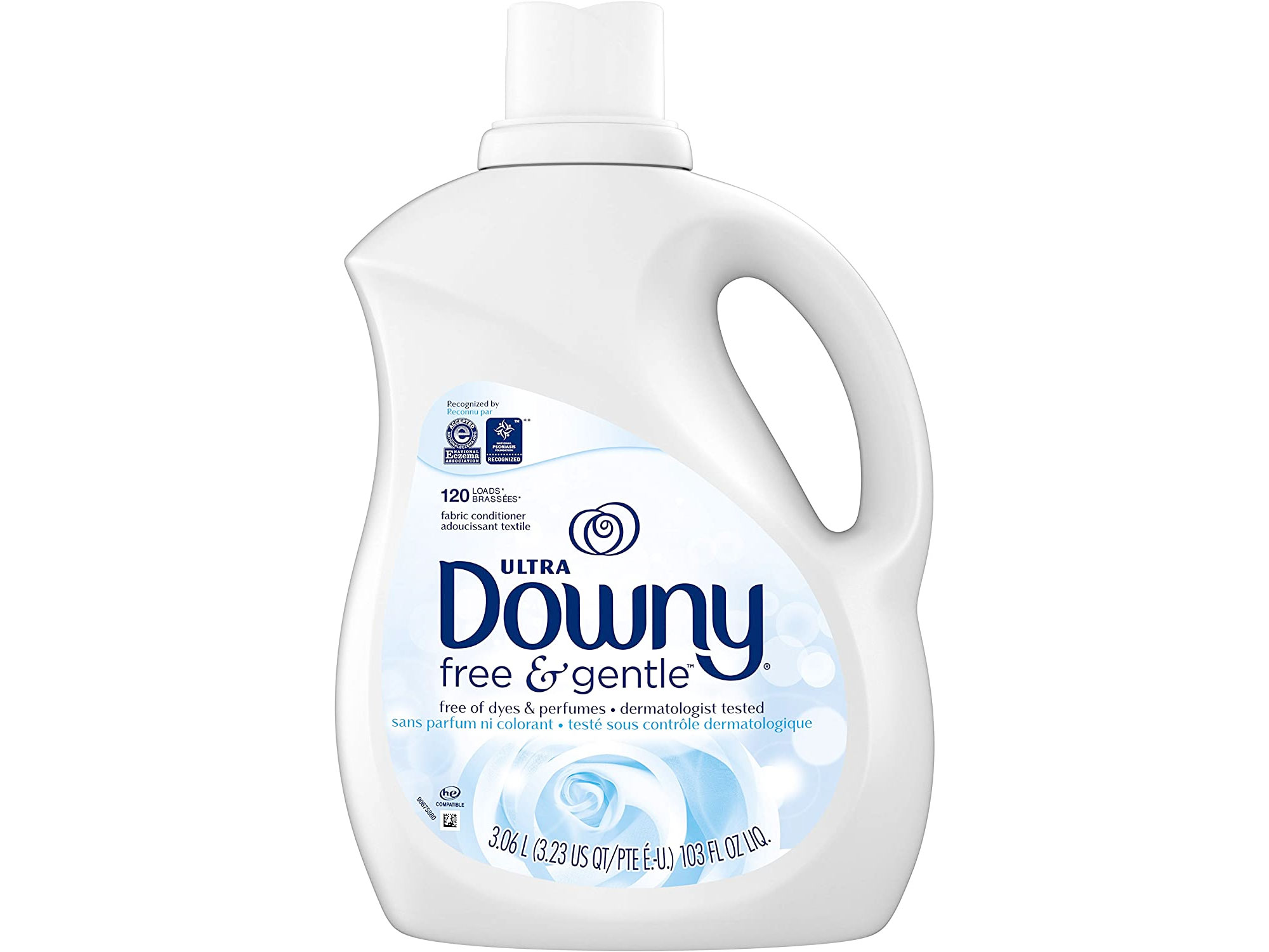 Amazon： Downy Ultra Free & Gentle Fabric Softener Liquid (3.06 L)只卖$7.99