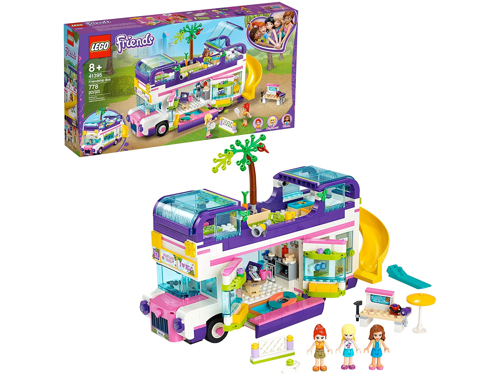 Amazon:LEGO Friends Friendship Bus 41395 (778 pcs)只賣$69.99