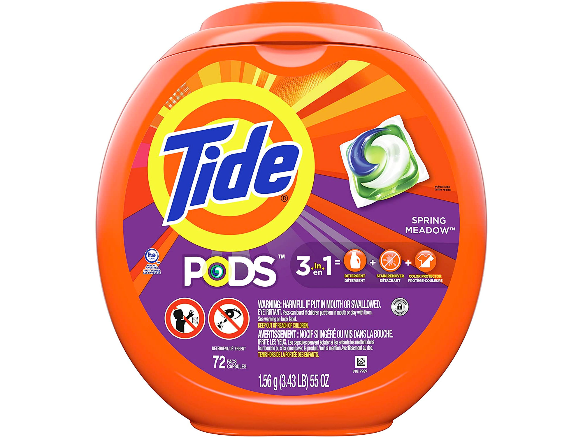Amazon：Tide PODS (72 Count)只賣$14.24