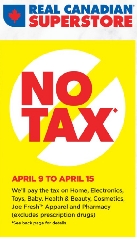 Superstore：免稅週