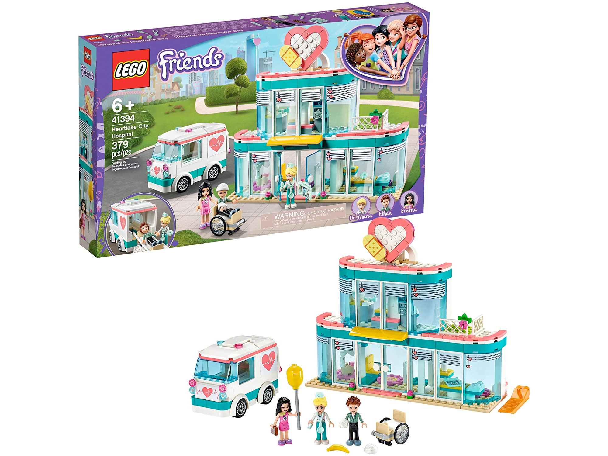 Amazon：LEGO Friends Heartlake City Hospital 41394 (379 pcs)只賣$55.97