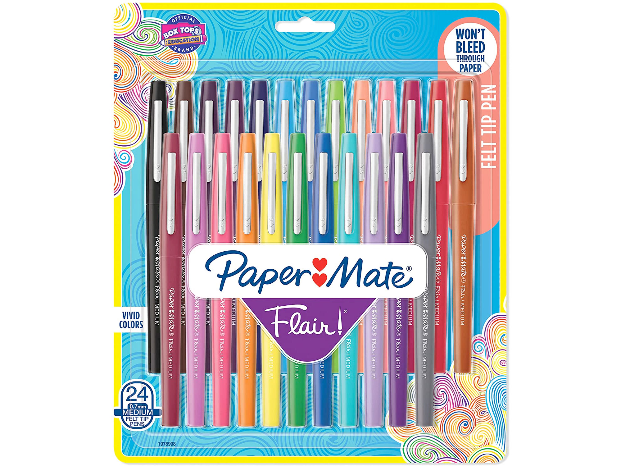 Amazon：Paper Mate Flair Felt Tip Pens (24 Count)只賣$5