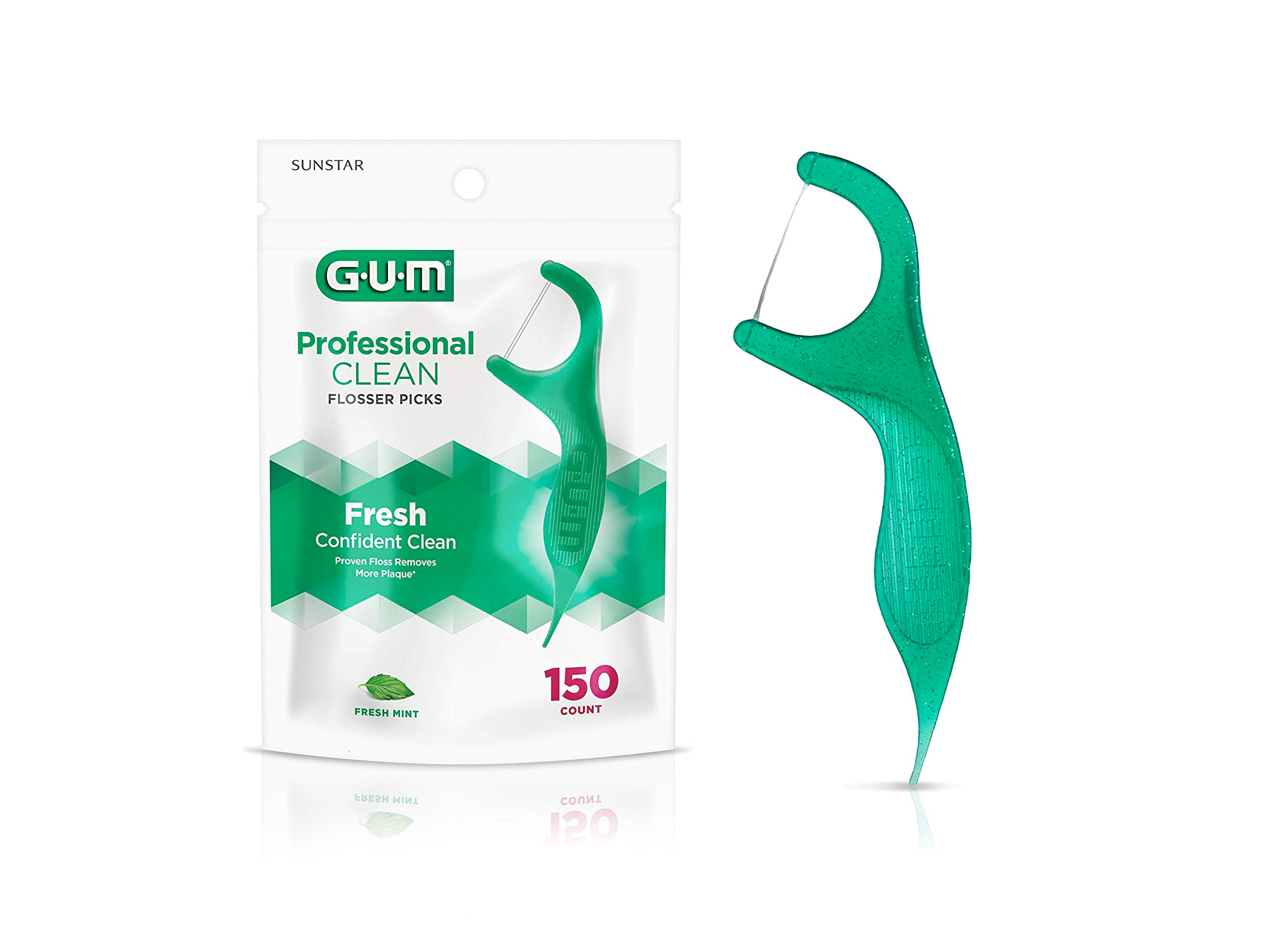Amazon：GUM Professional Clean Flossers (150 Count)只賣$4.92