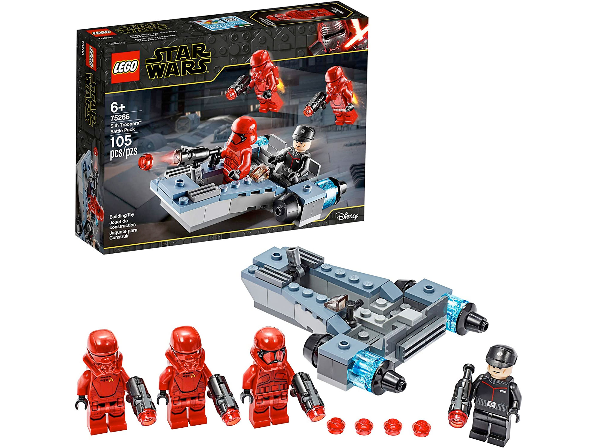 Amazon:LEGO Star Wars Sith Troopers Battle Pack 75266(105 pcs)只卖$15.97