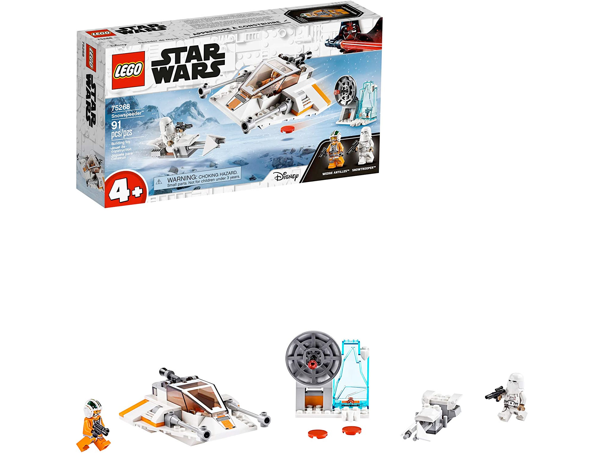 Amazon：LEGO Star Wars Snowspeeder 75268(91 pcs)只賣$14