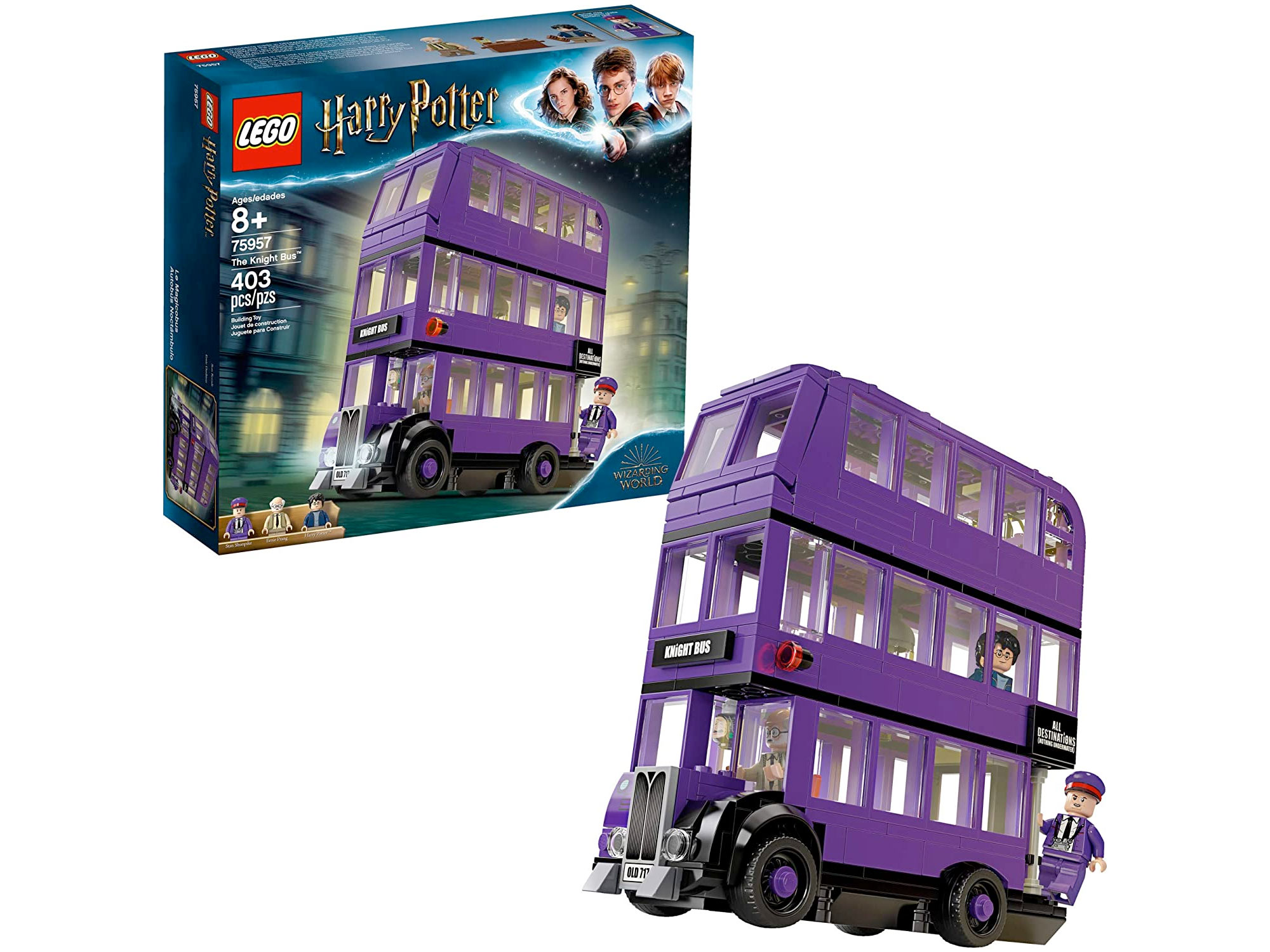 Amazon:LEGO Harry Potter and The Prisoner of Azkaban Knight Bus 75957(403 pcs)只賣$39.97