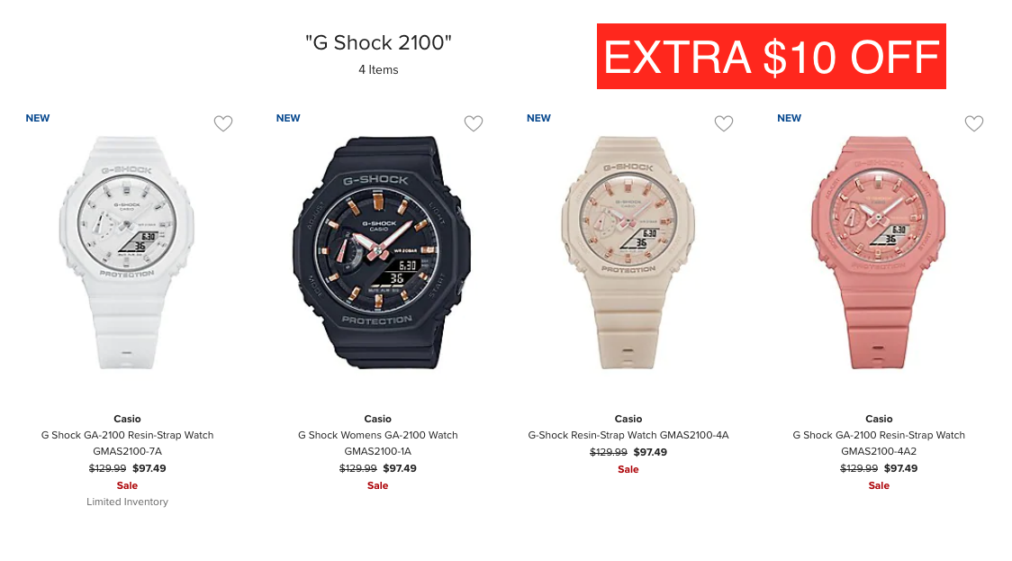 the Bay：Casio G Shock GA-2100只賣$87.49