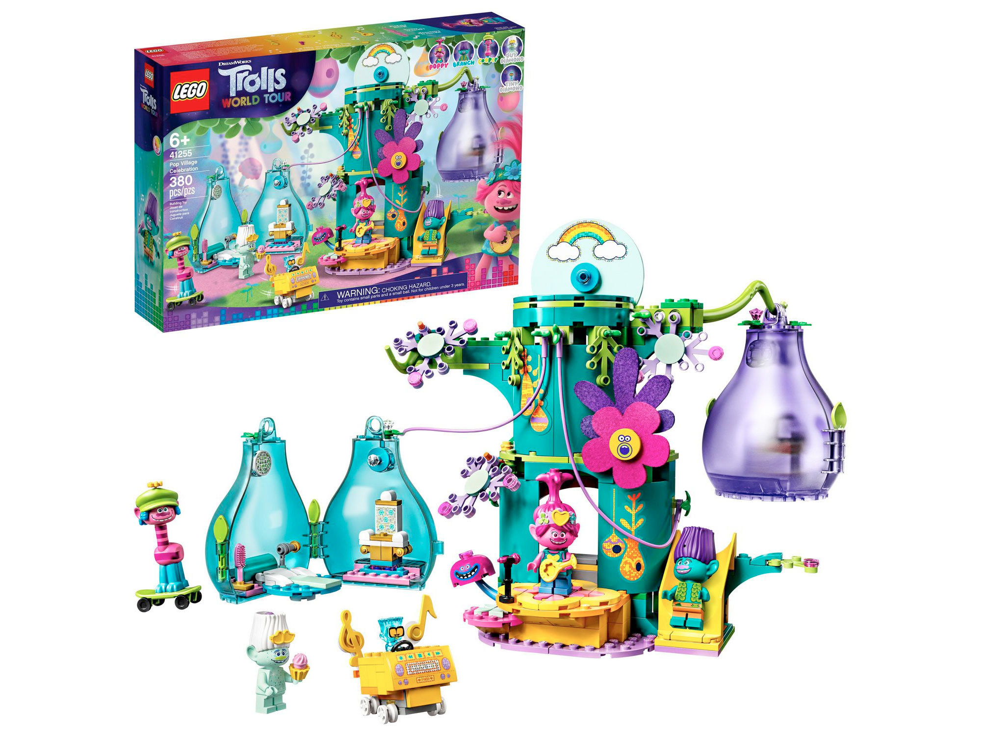 Walmart.ca：LEGO Trolls World Tour Pop Village Celebration 41255(380 pcs)只賣$39