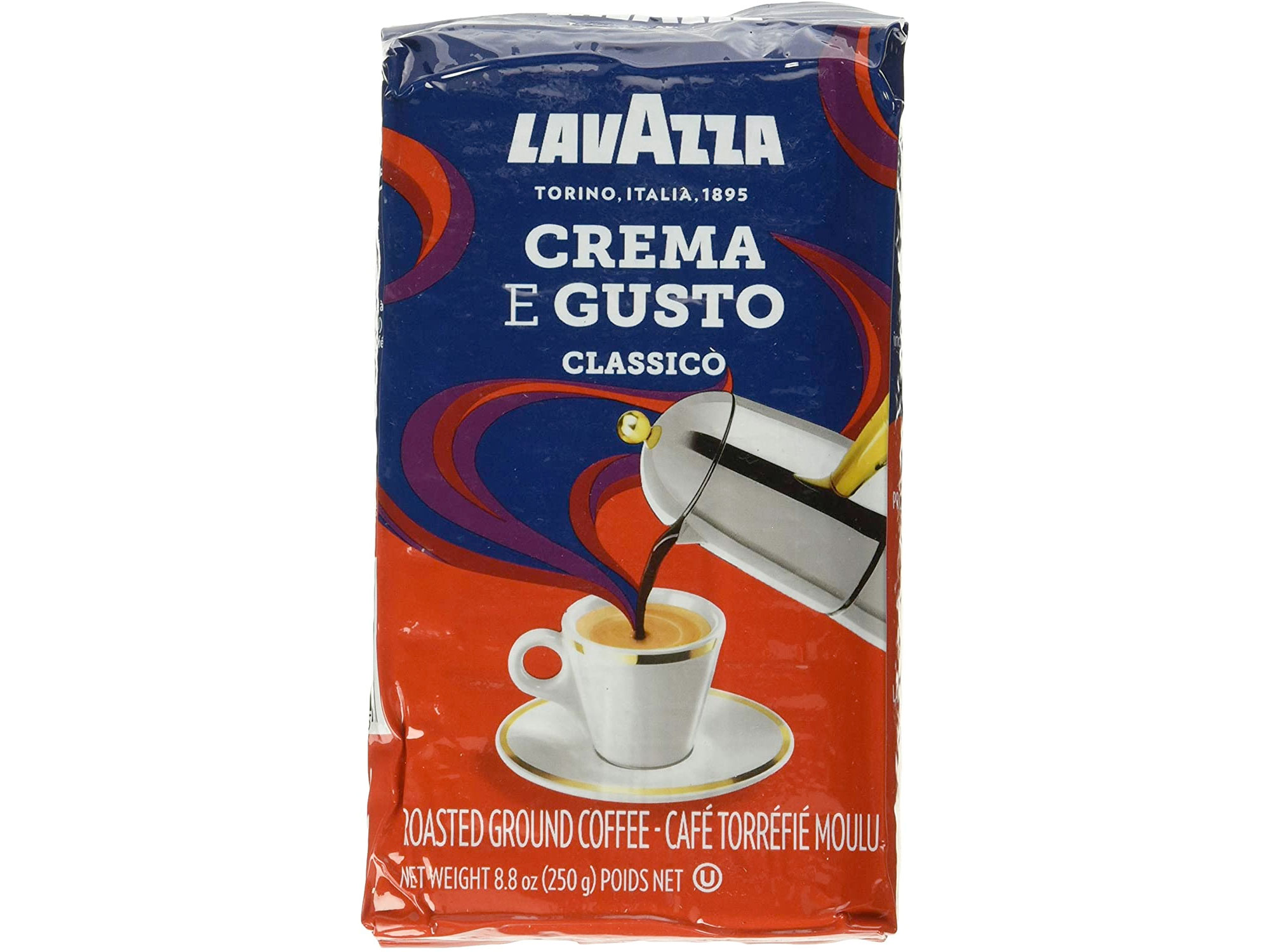 Amazon:Lavazza Espresso Crema E Gusto Brick Coffee (250g)只賣$1.99