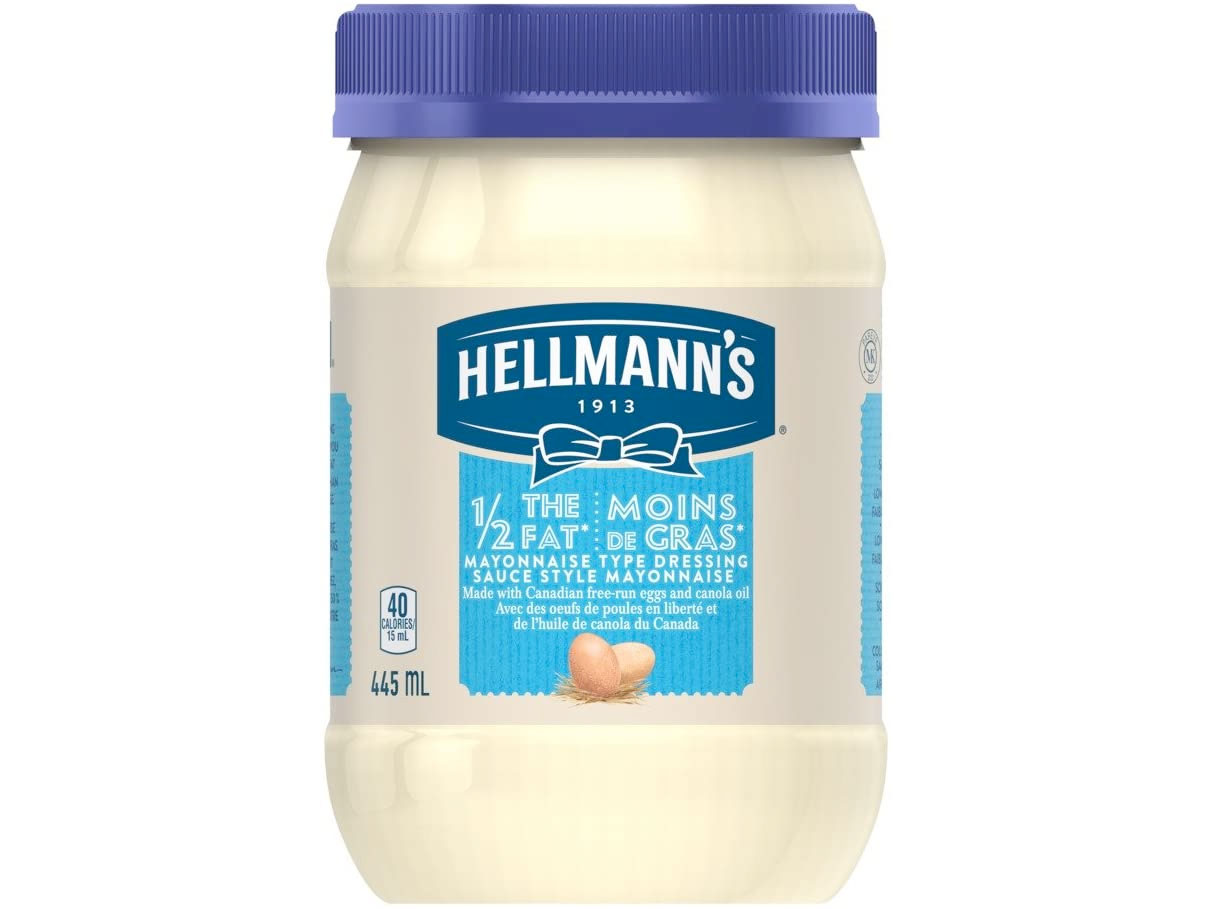 Amazon：Hellmann’s Light 1/2 Fat Mayonnaise Type Dressing (445ml)只卖$2.99