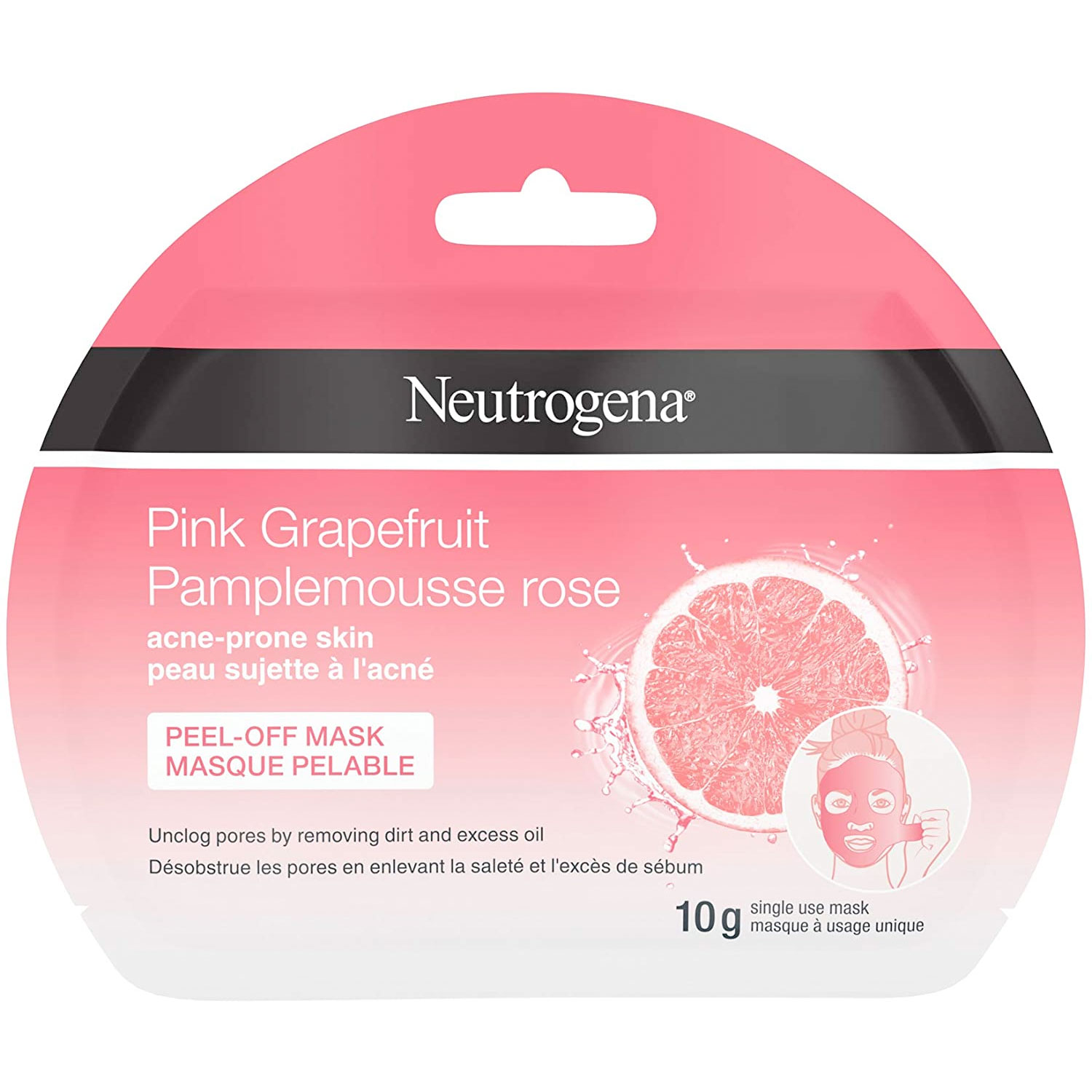 Amazon：Neutrogena Pink Grapefruit Peel Off Face Mask只賣$2