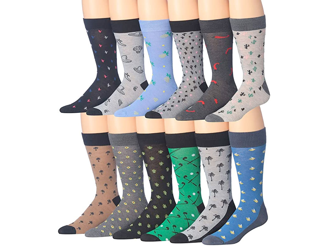 Amazon：12 Pairs Men’s Dress Socks只卖$7.99