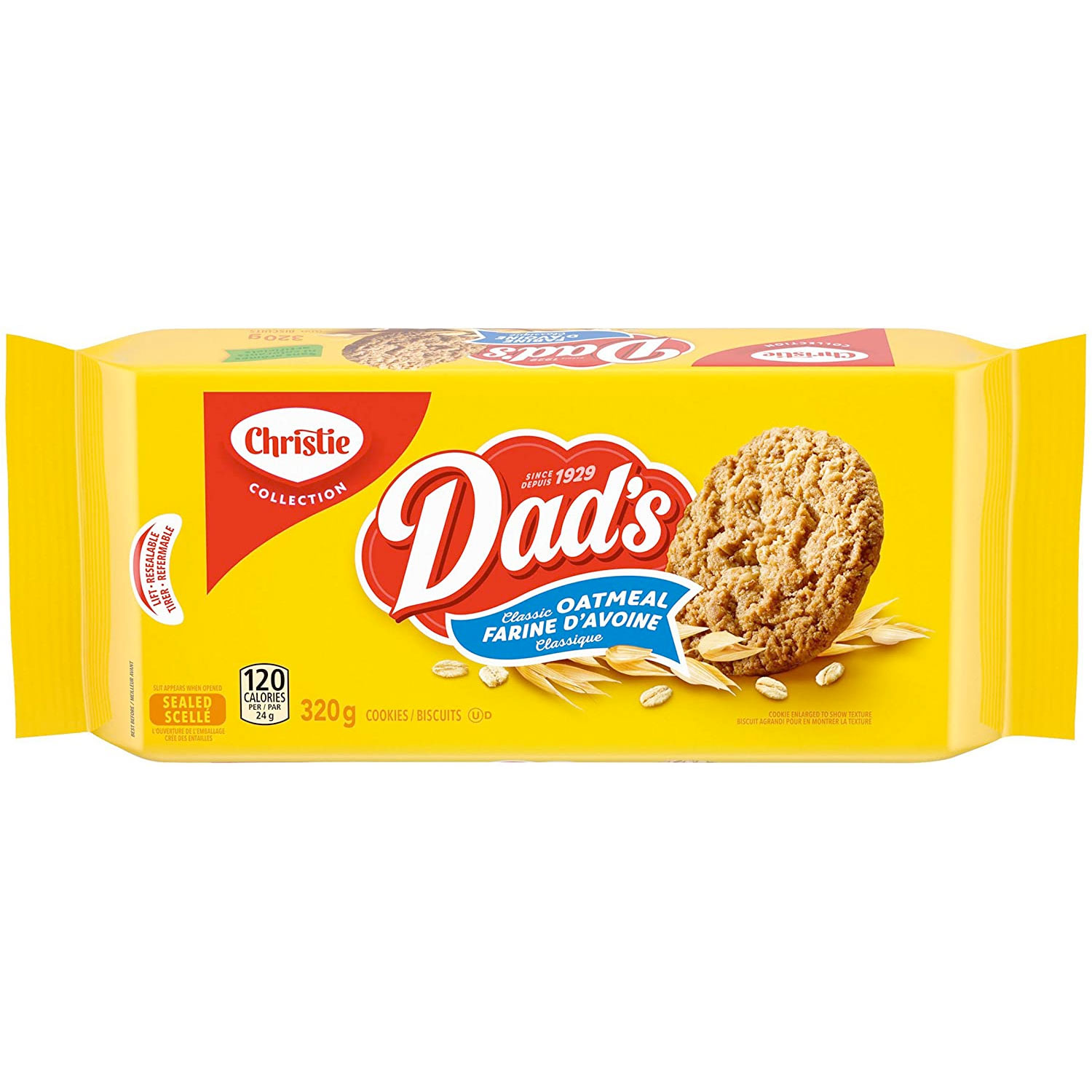 Amazon：Dads Oatmeal Original Cookies(320g)只卖$1.99