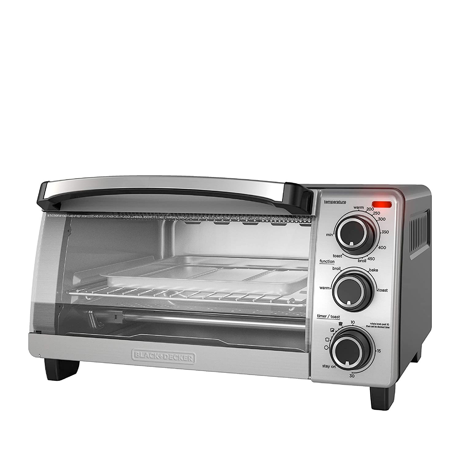 Amazon：BLACK + DECKER 4 Slice Toaster Oven只賣$34.98