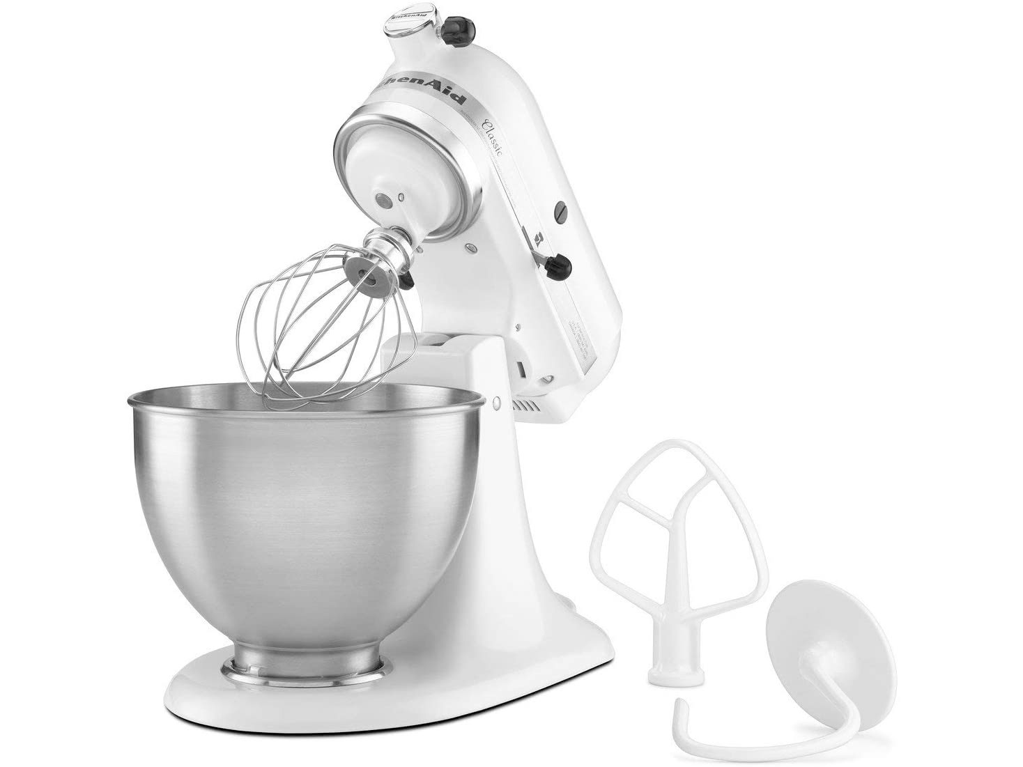 Amazon：KitchenAid K45SSWH Classic 4.5-Quart Bowl Stand Mixer只賣$278.98