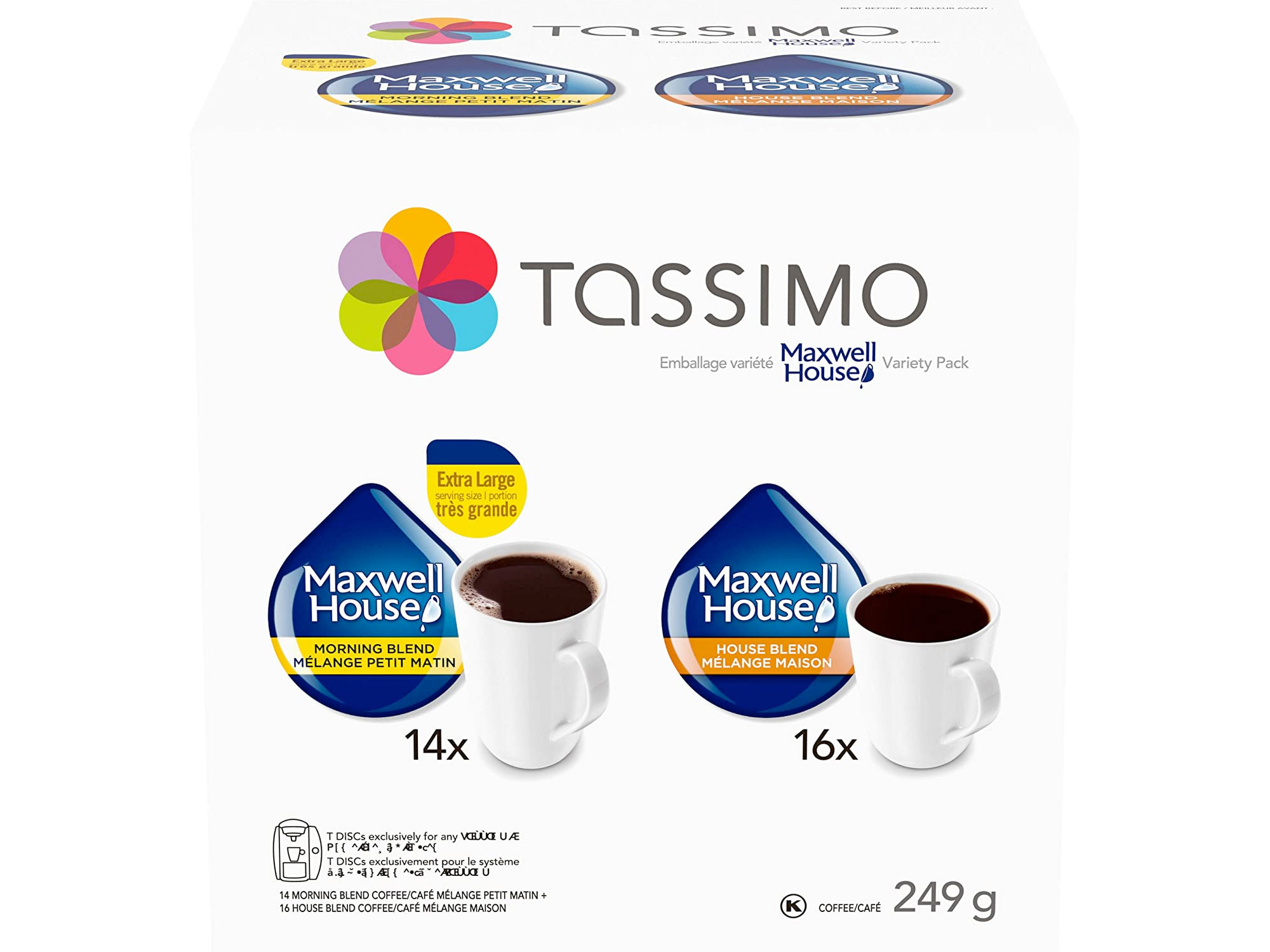 Amazon：Tassimo Maxwell House Coffee 30 T-Discs只賣$12.14
