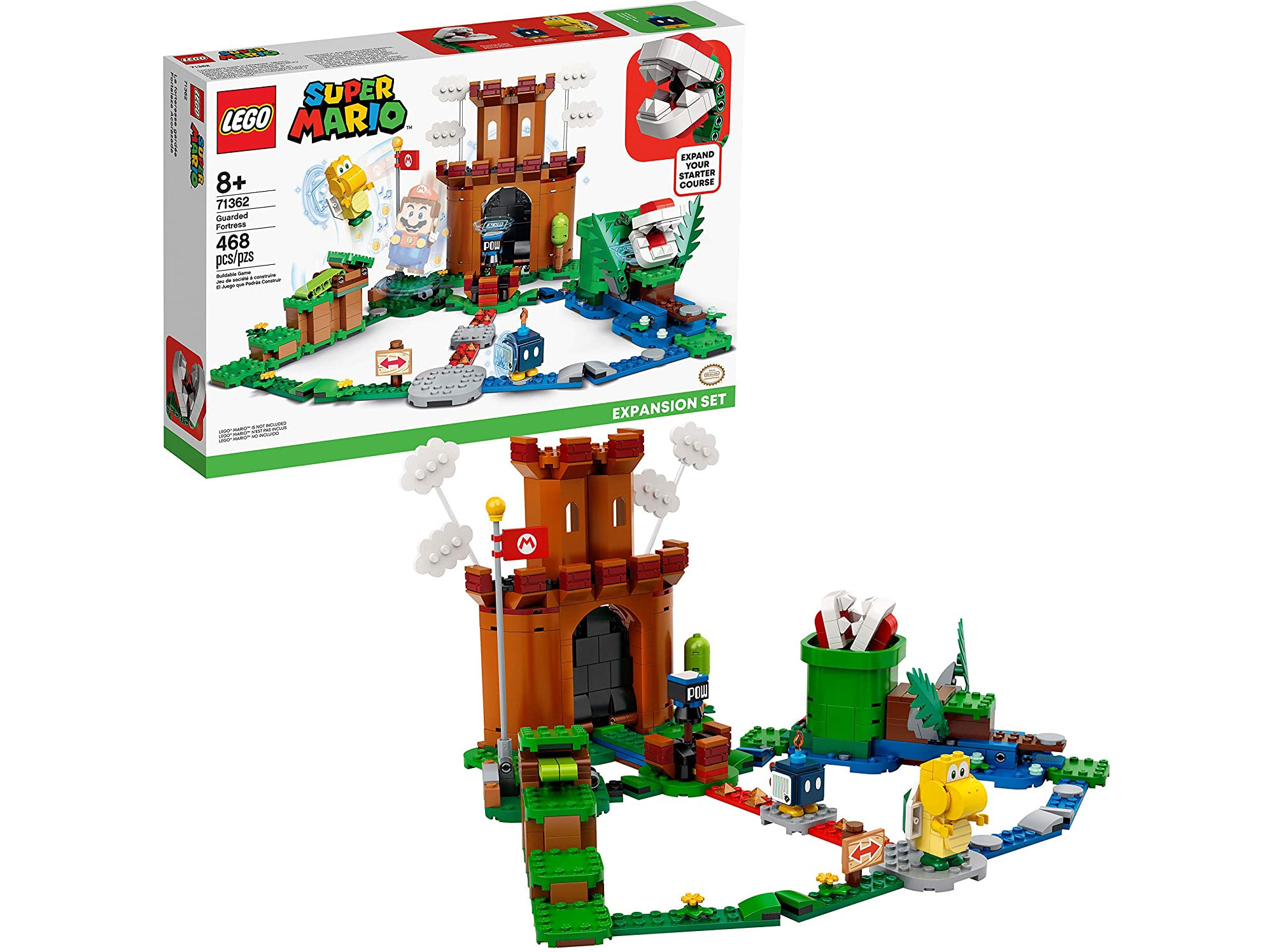 Amazon：LEGO Super Mario Guarded Fortress Expansion Set 71362 (468 pcs)只賣$59.50