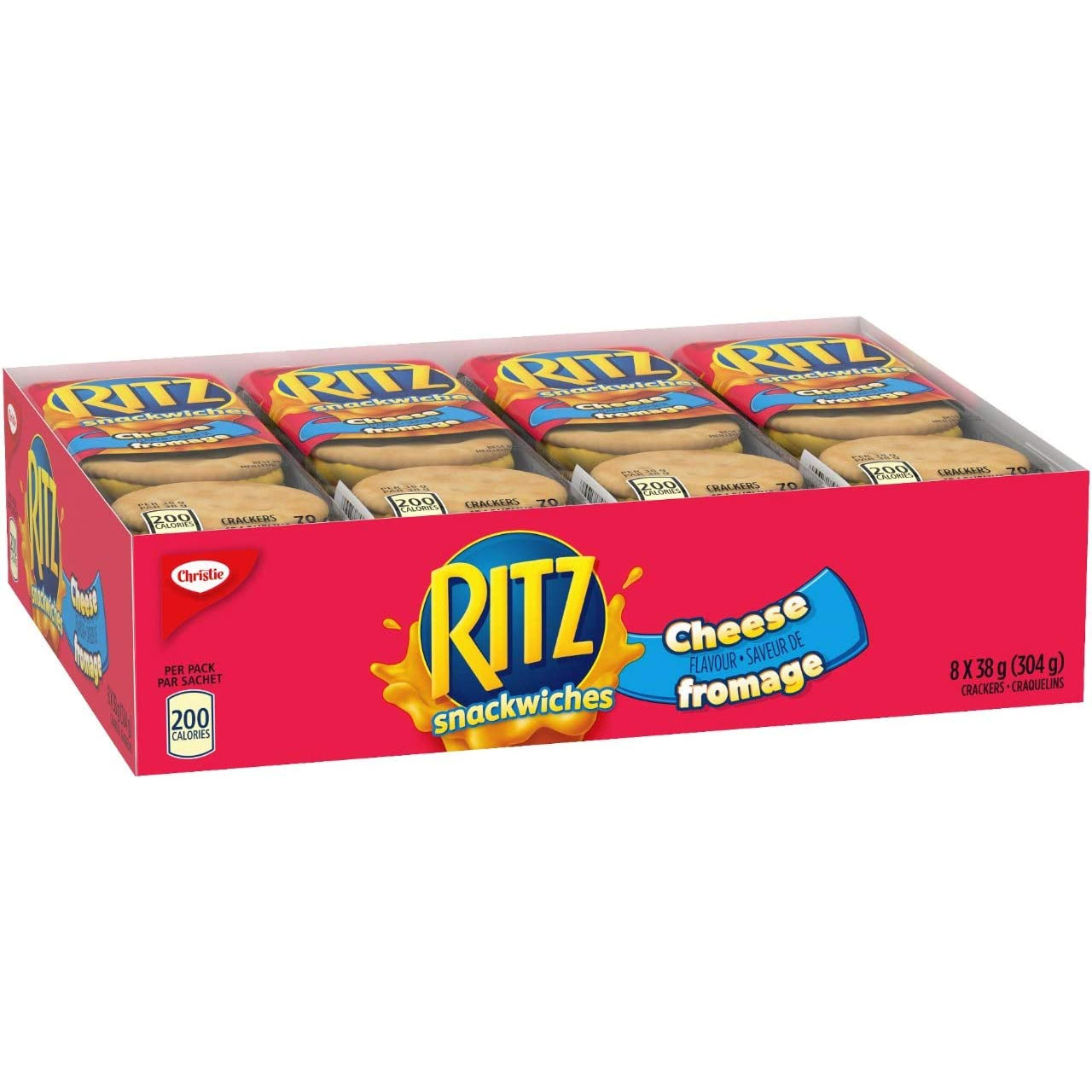 Amazon：Ritz Crackers Cheese Sandwich (8 Packs)只賣$2.49