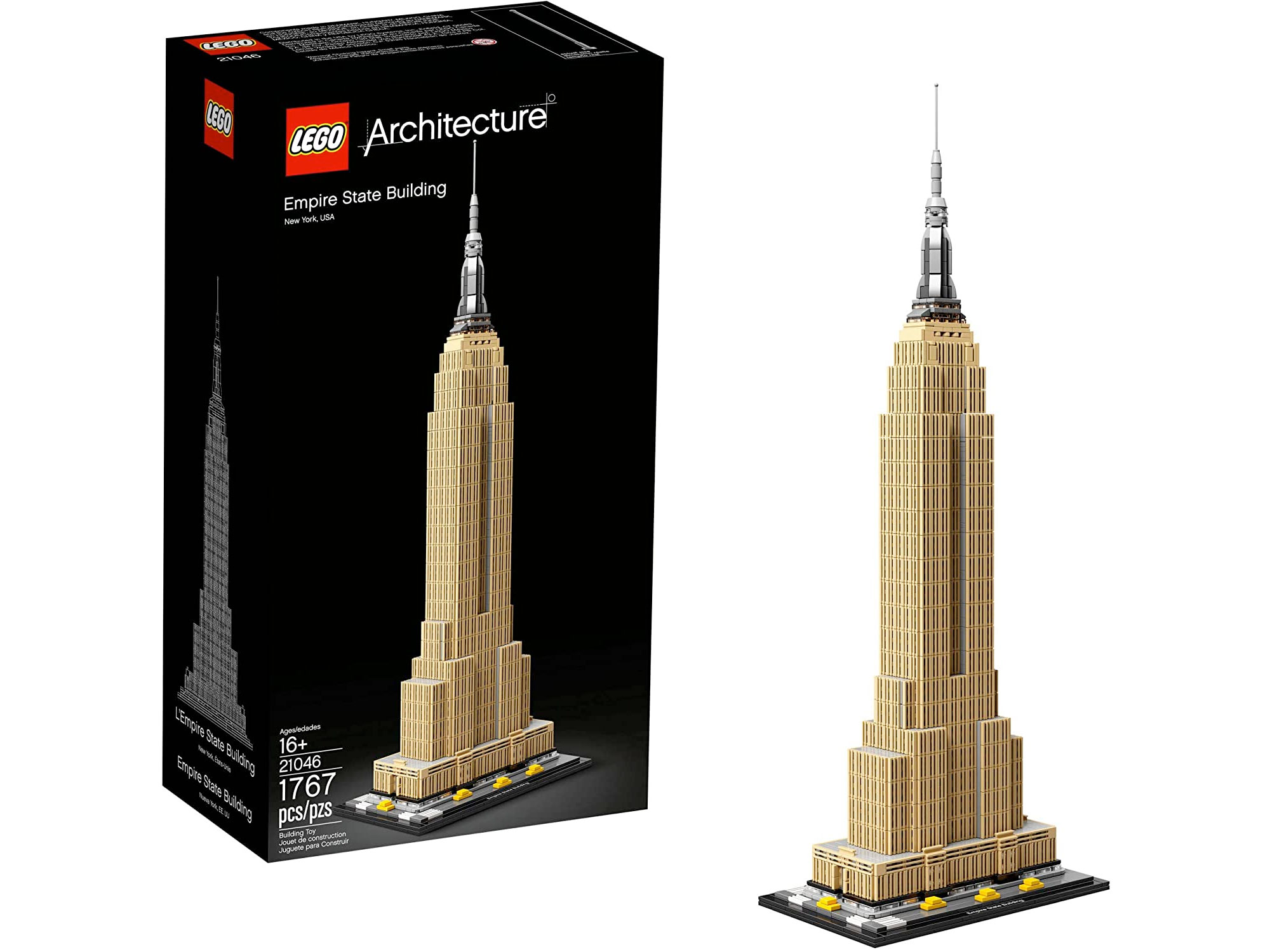 Amazon：LEGO Architecture Empire State Building 21046 (1760 pcs) 只卖$133.80