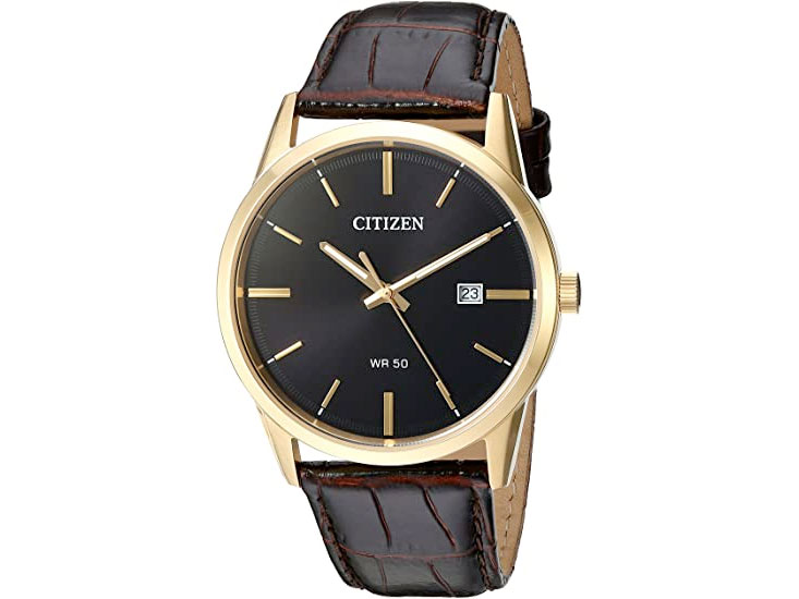 Amazon：Citizen男装皮带手表只卖$54