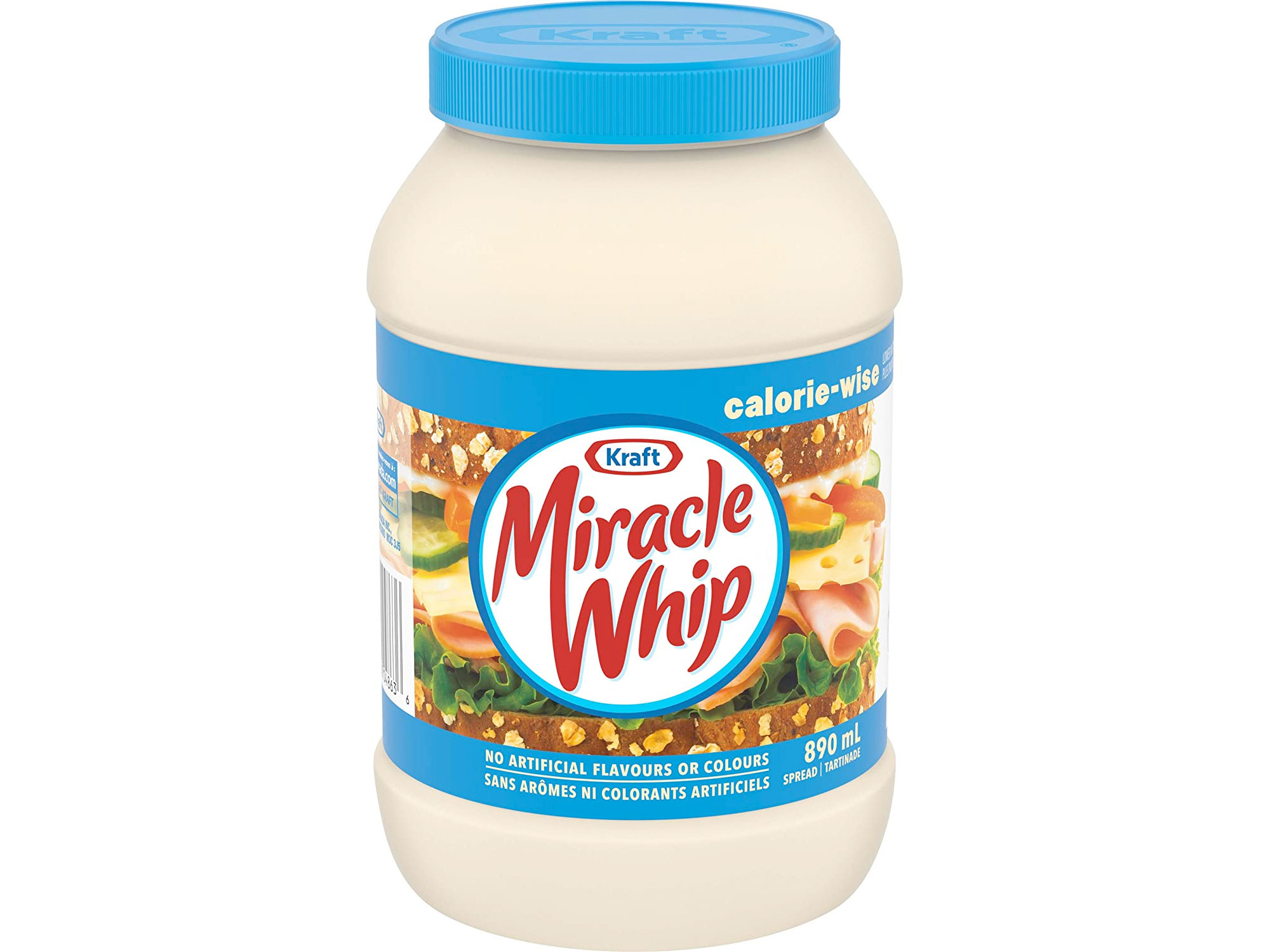 Amazon：Miracle Whip Calorie Wise Dressing (890 ml)只卖$3.99