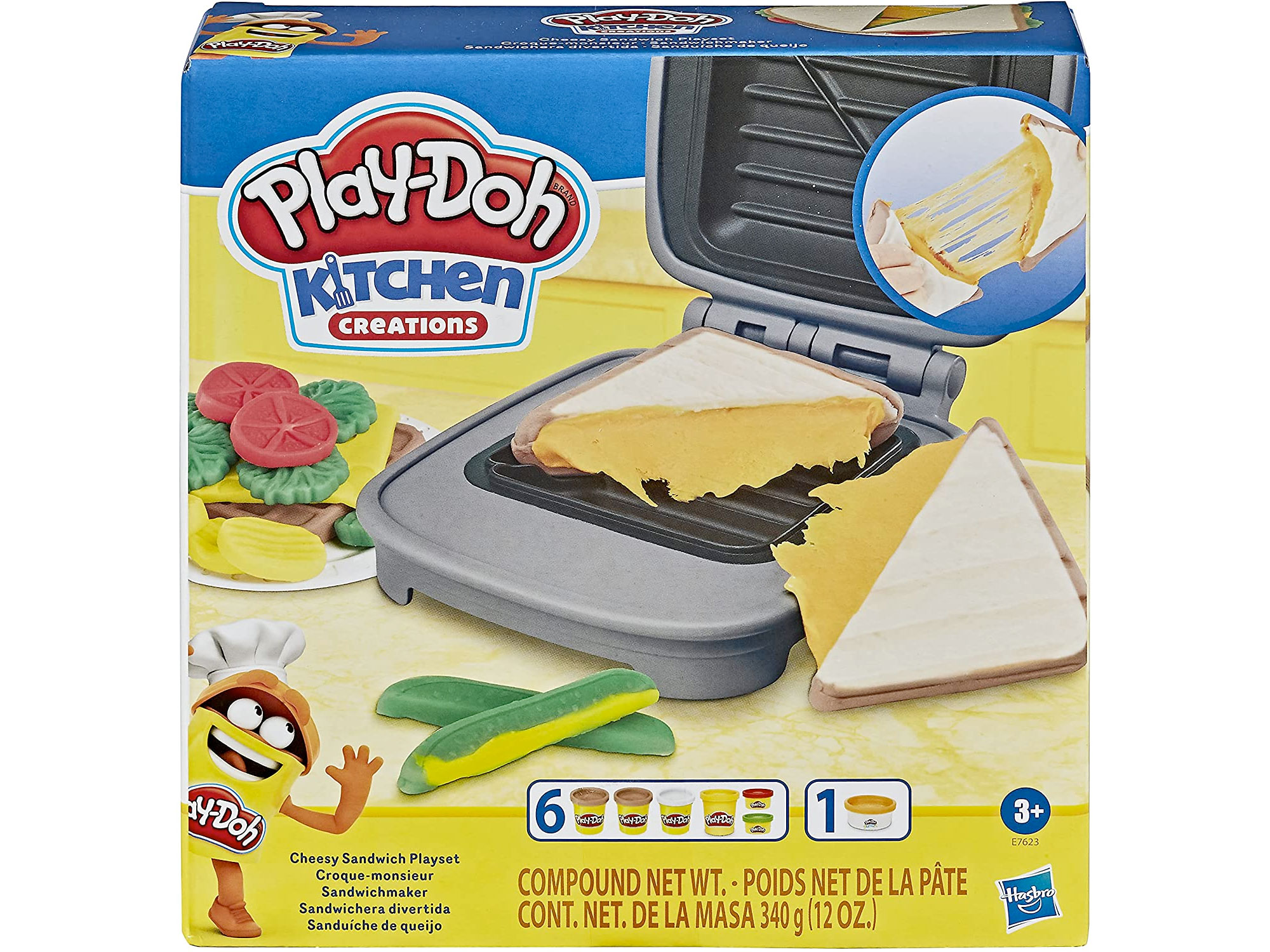 Amazon：Play-Doh Kitchen Creations Cheesy Sandwich Play Food Set只賣$8.98
