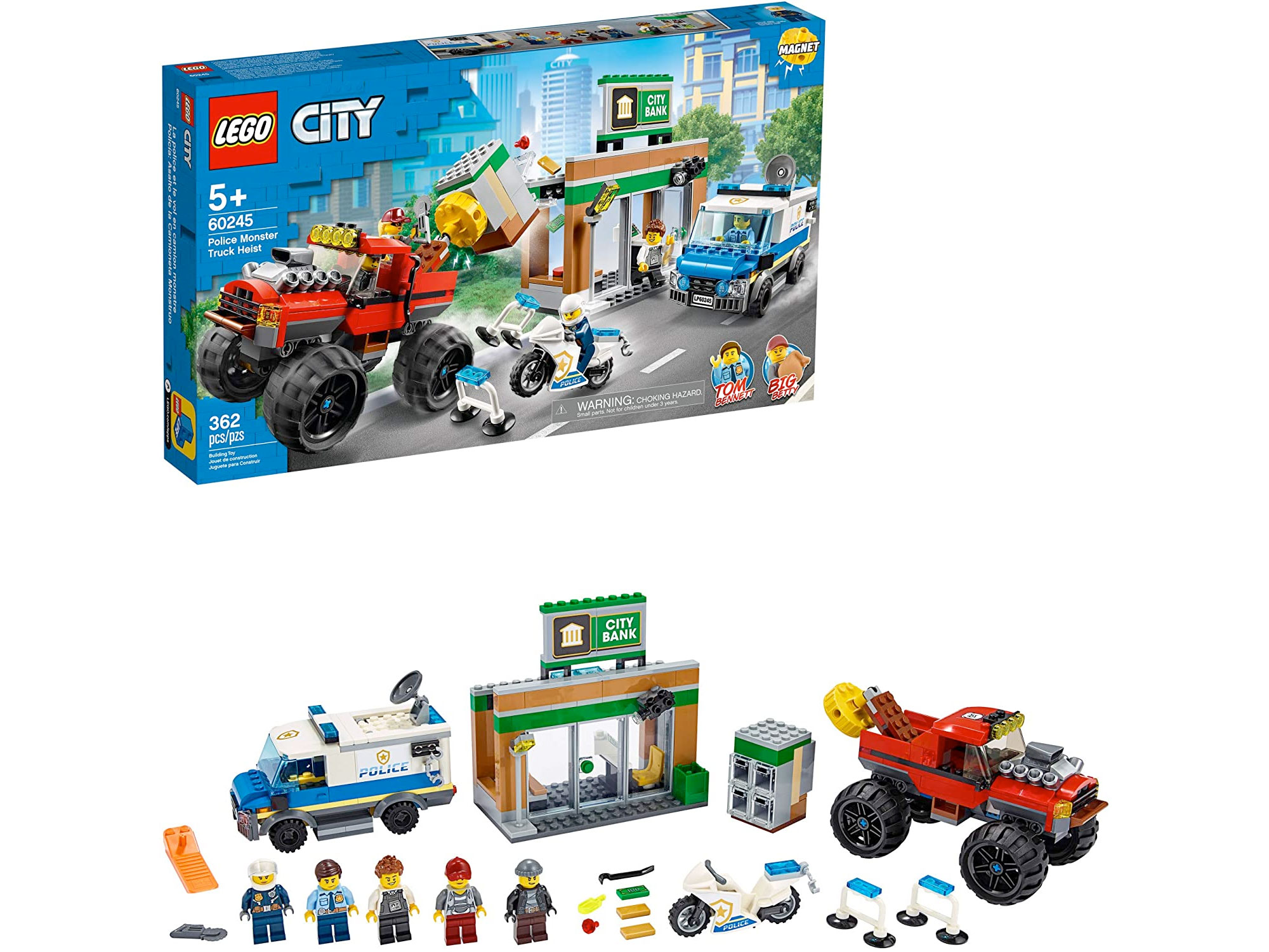 Amazon:LEGO City Police Monster Truck Heist 60245 (362 pcs)只賣$48