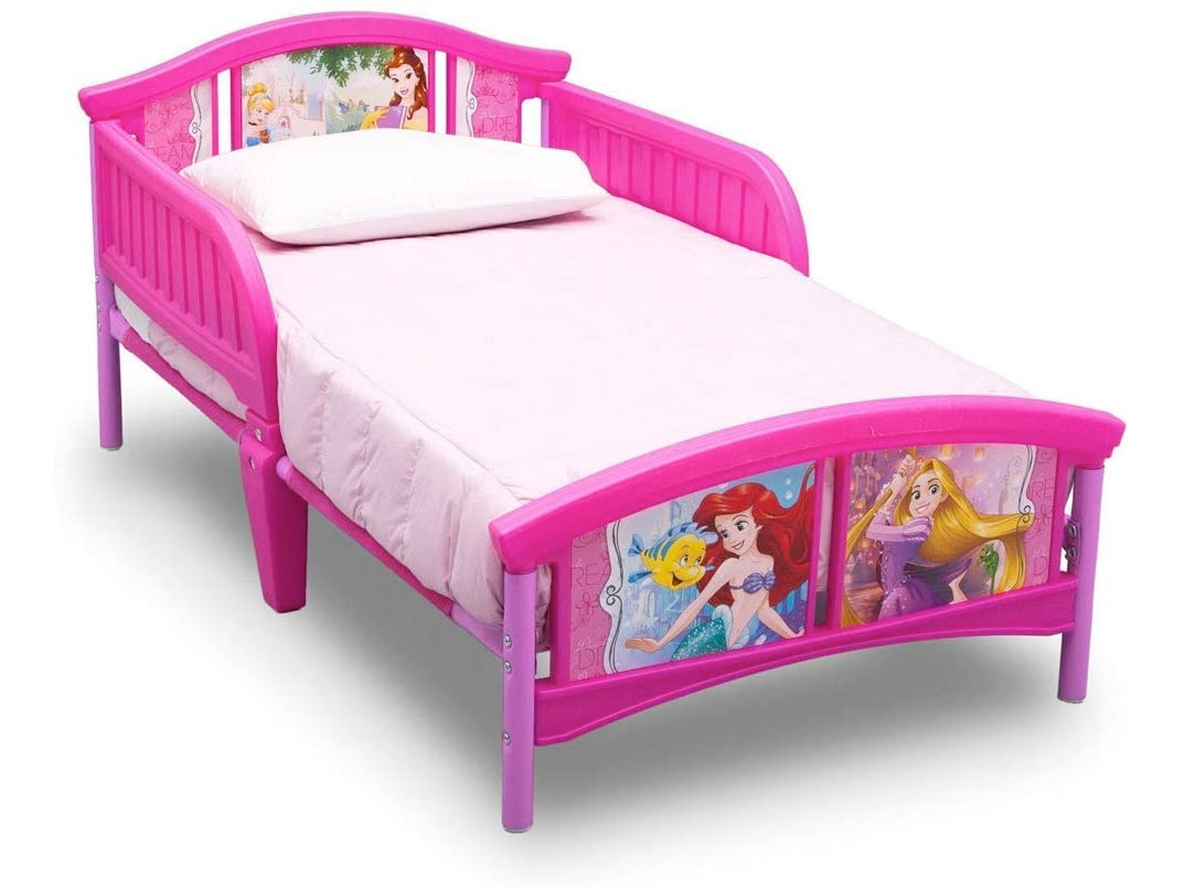 Amazon：Disney Princess Plastic Toddler Bed只賣$59.97