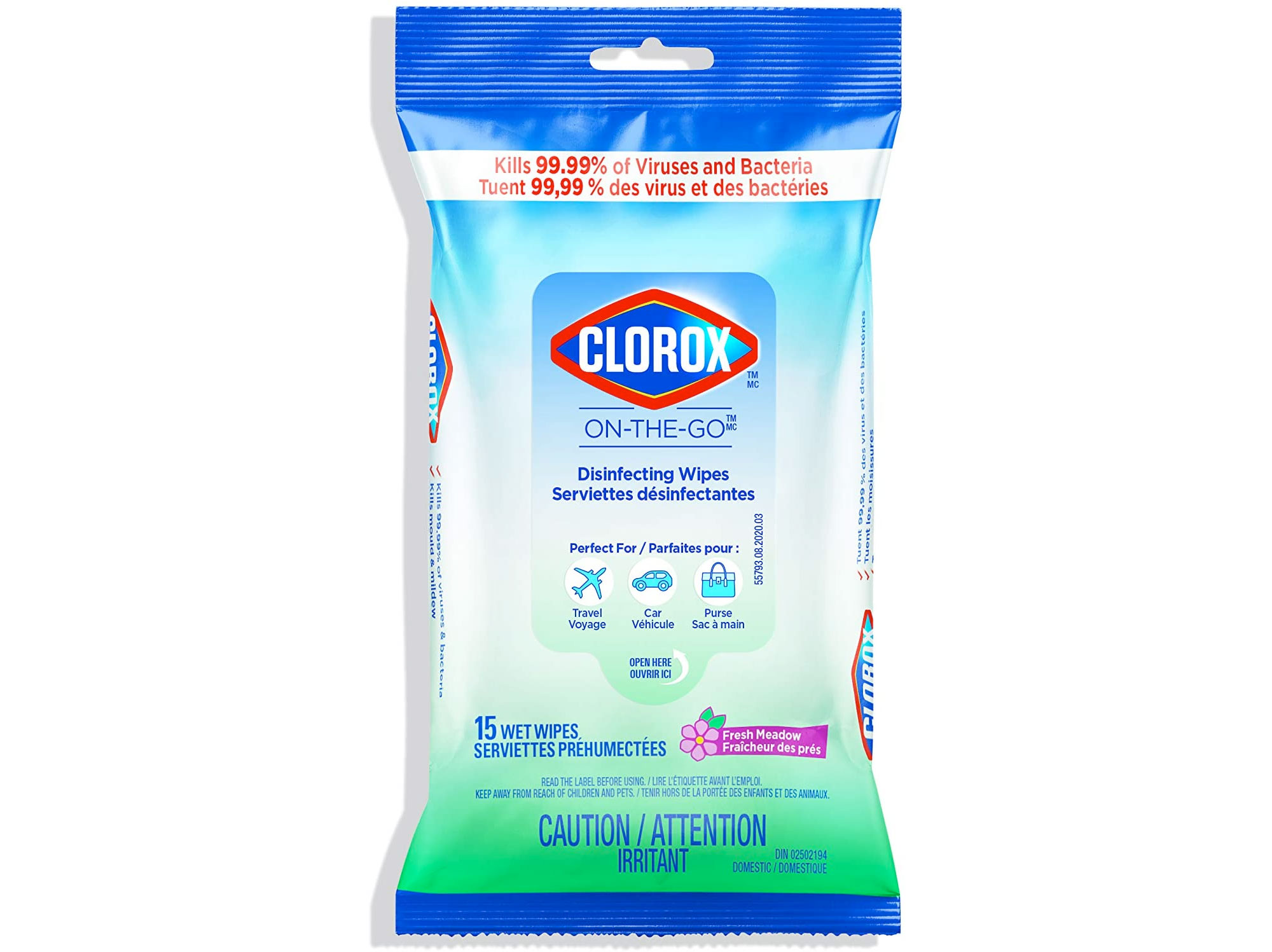 Amazon：Clorox On-The-Go Disinfecting Wipes (15 Count)只賣$0.93