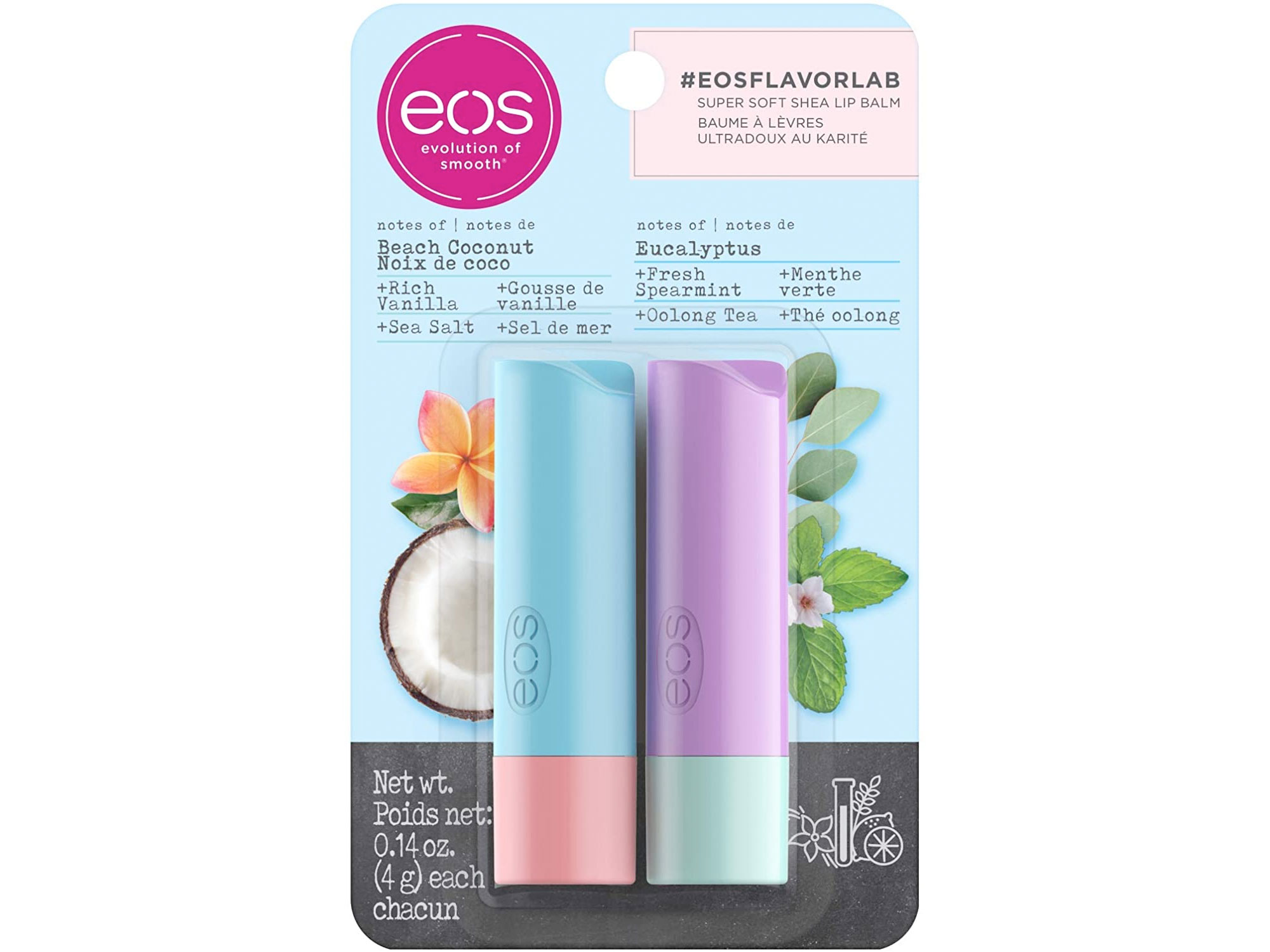 Amazon：eos flavorlab Stick Lip Balm (2-Pack)只卖$2.49