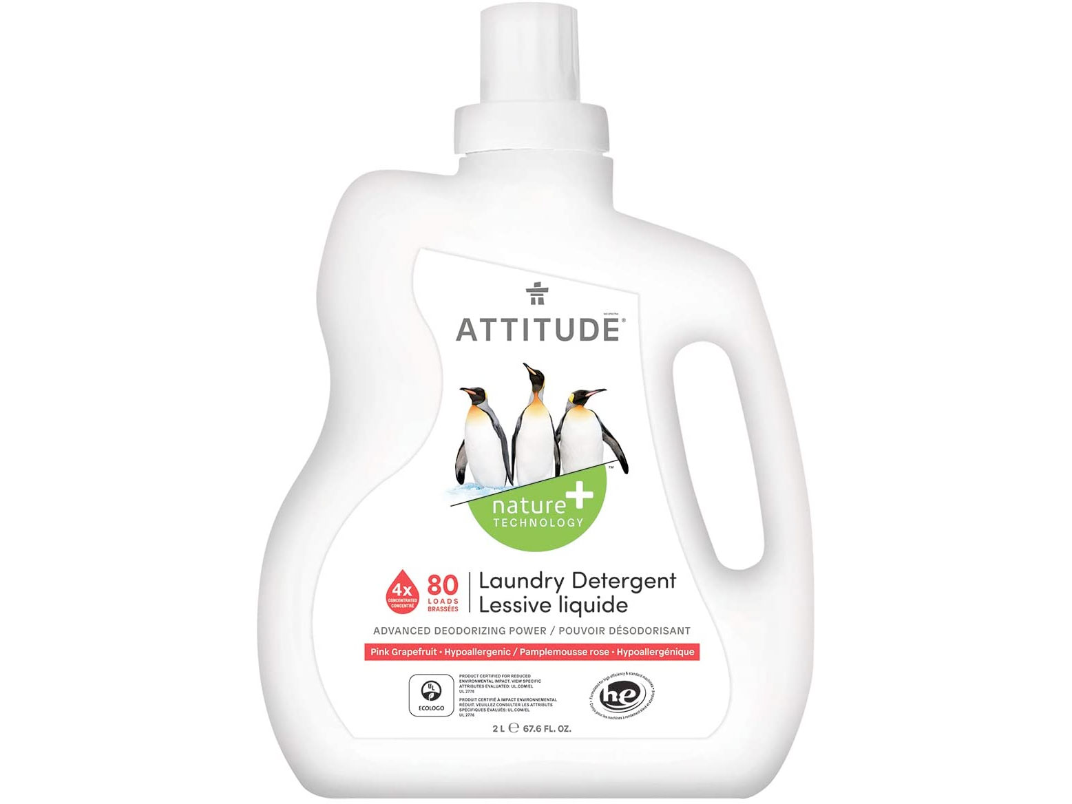 Amazon：ATTITUDE Laundry Detergent for Sensitive Skin(2L)只賣$7.19
