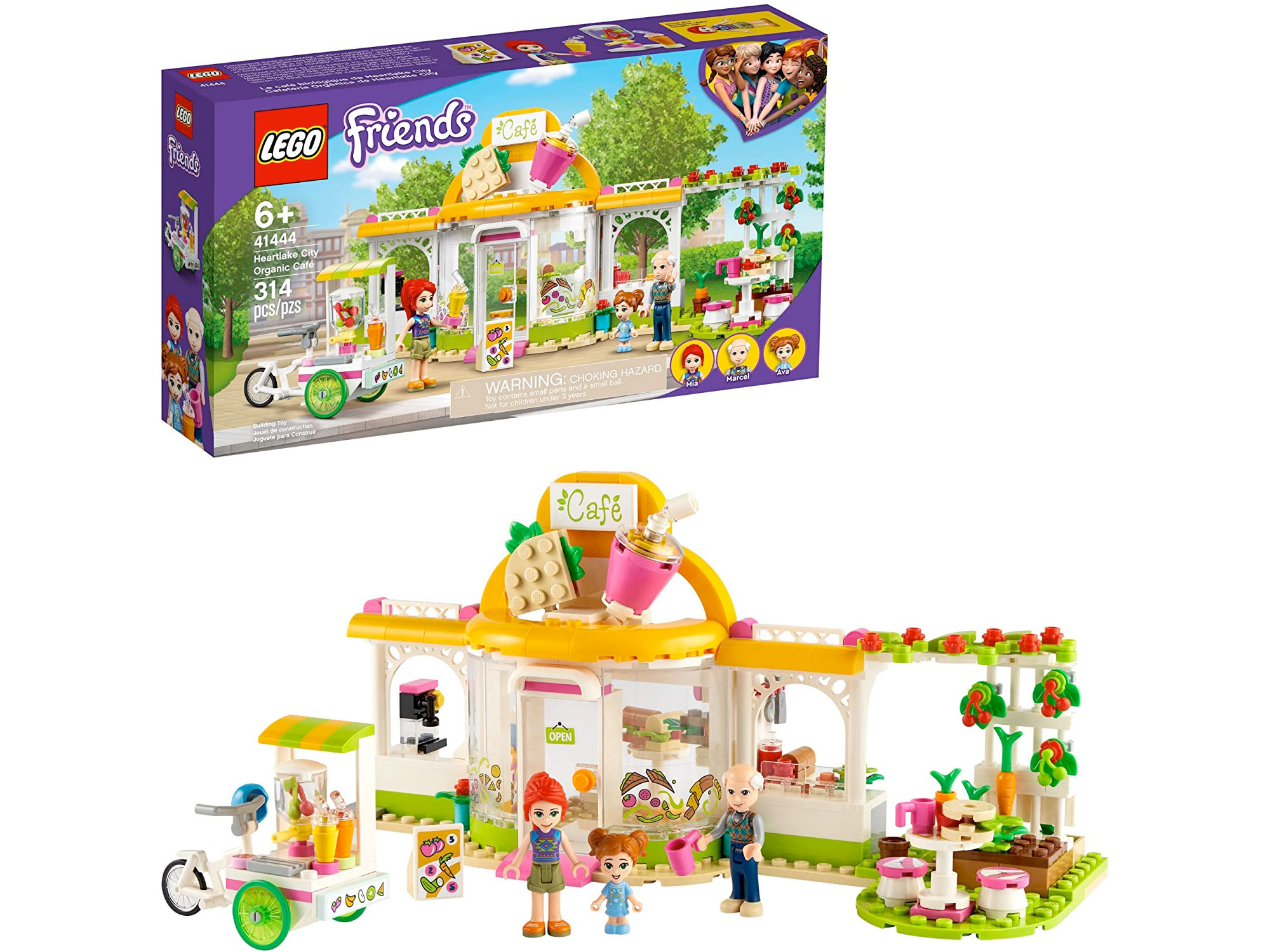 Amazon：LEGO Friends Heartlake City Organic Café 41444 (314 pcs)只賣$33.97