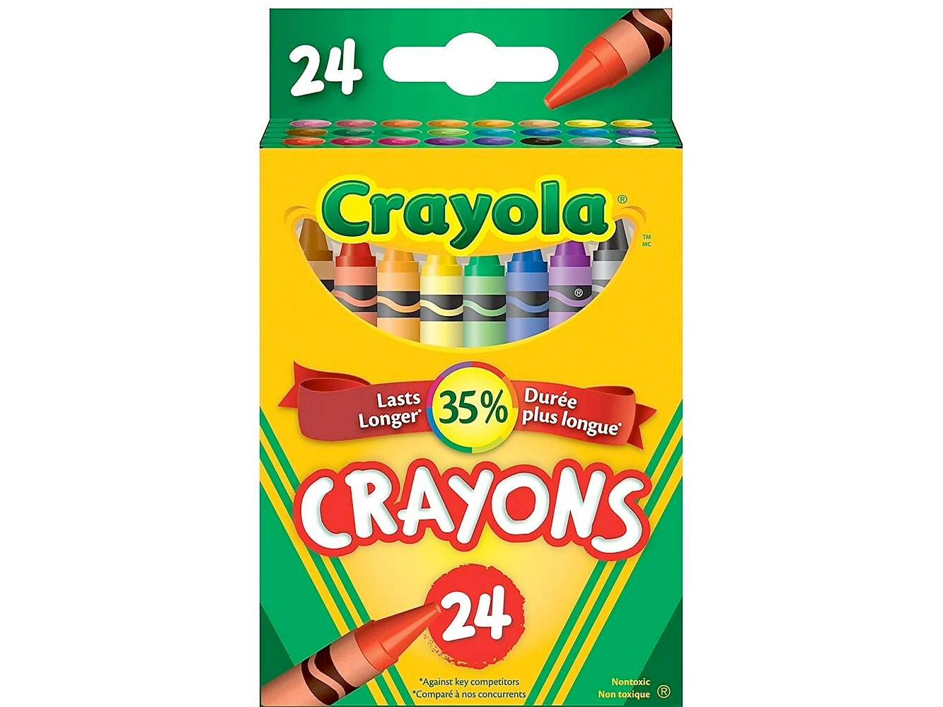 Staples：Crayola Crayons (24 Pack)只賣$0.89