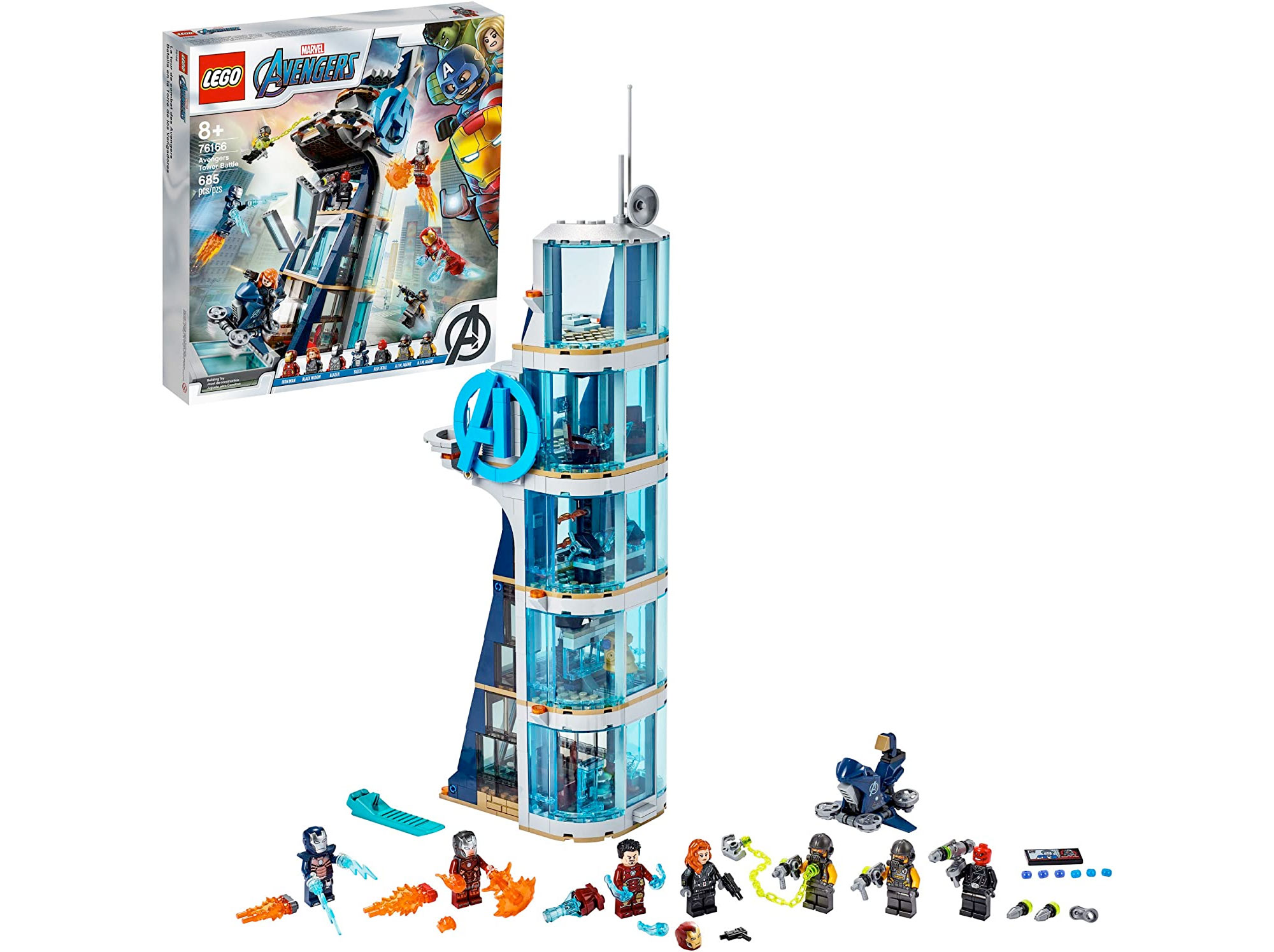 Amazon:LEGO Marvel Avengers: Avengers Tower Battle 76166 (685 pcs)只賣$102